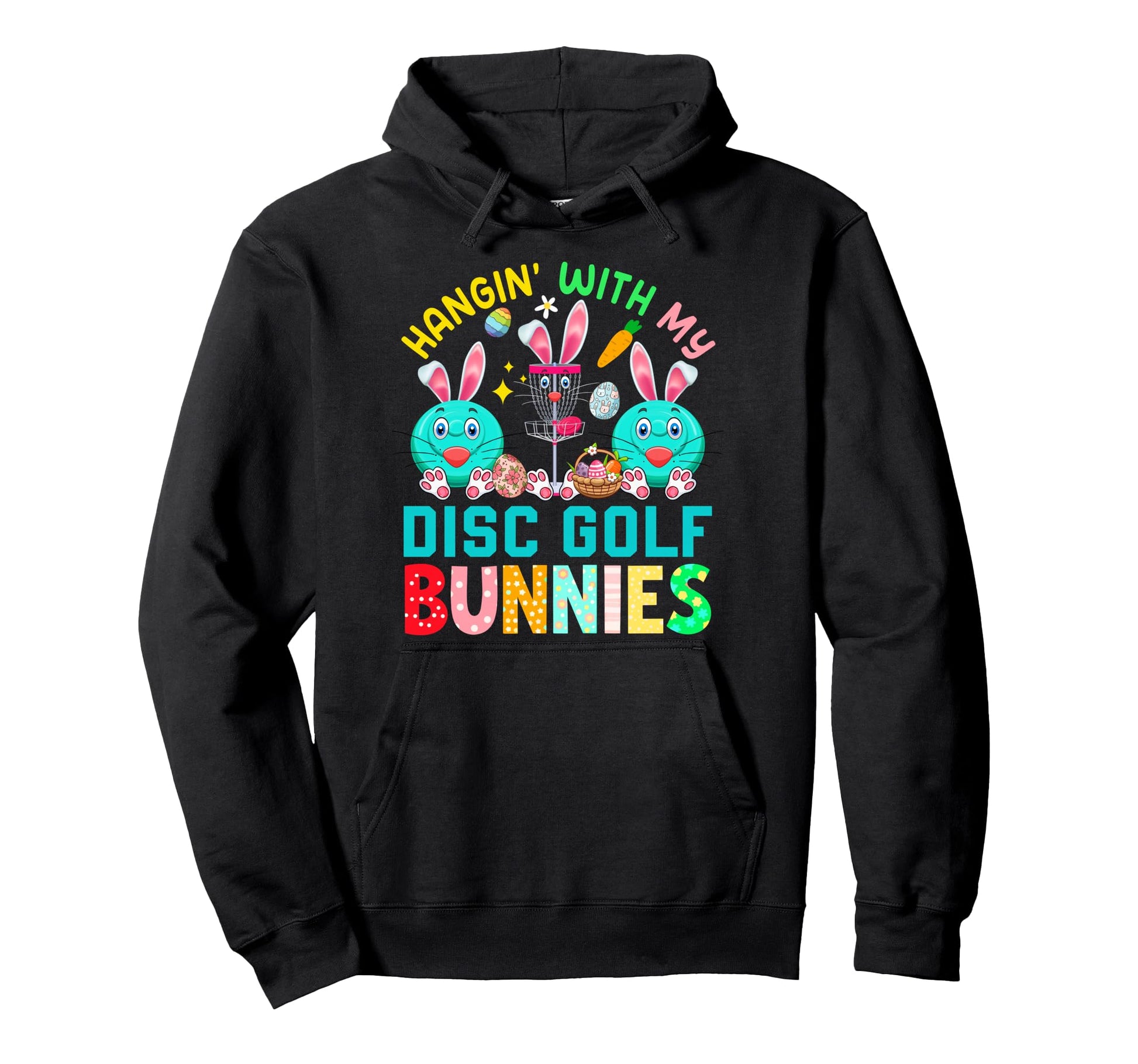 Hangin My Bunnies Easter Day Costume Hoodie - Aesthetic Graphic Men Women - T-Shirt, Sweatshirt, Hoodie