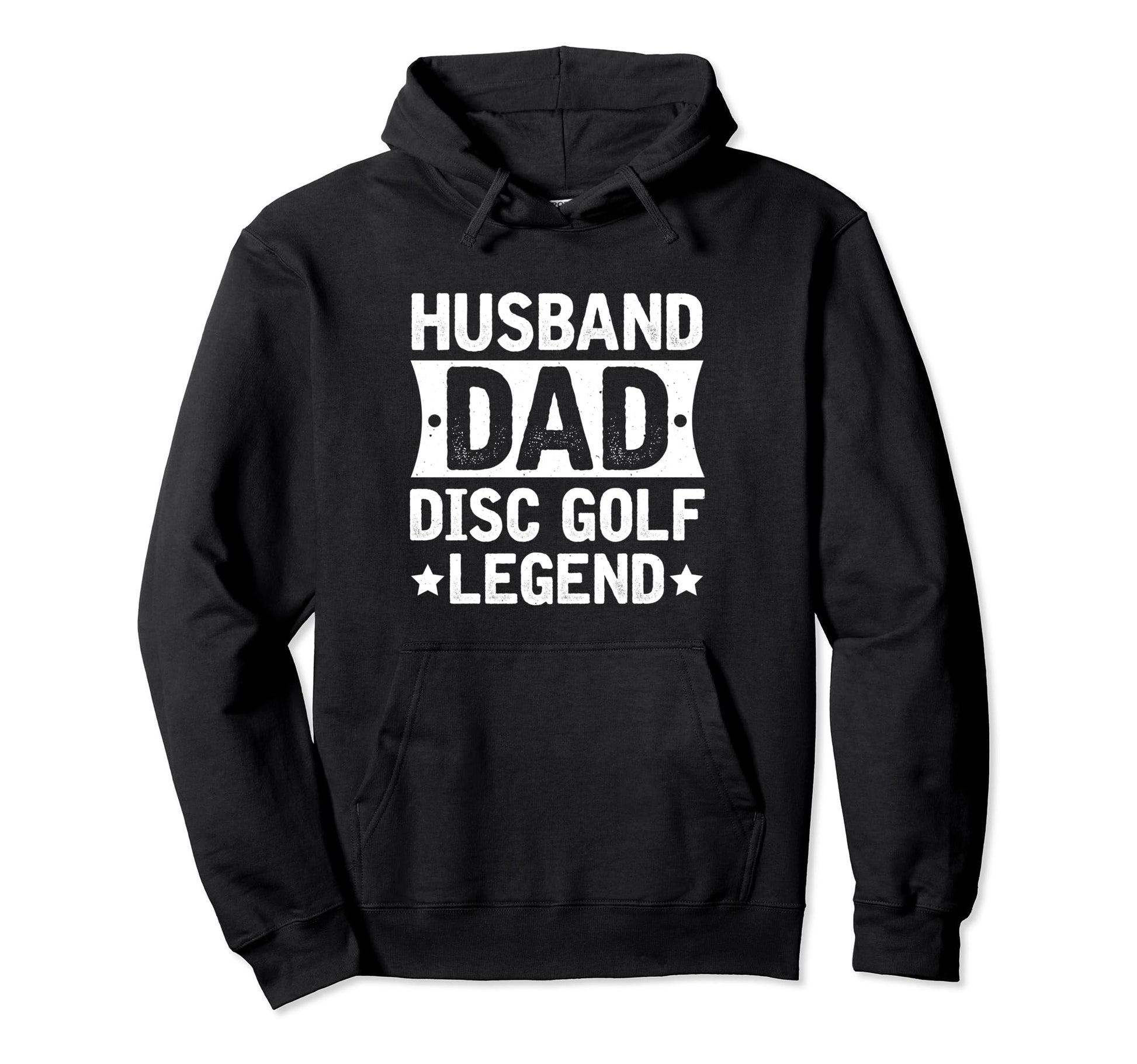 Husband Dad Disc Golf Legend Fathers Hoodie - Novelty Apparel for Adults - T-Shirt, Sweatshirt, Hoodie
