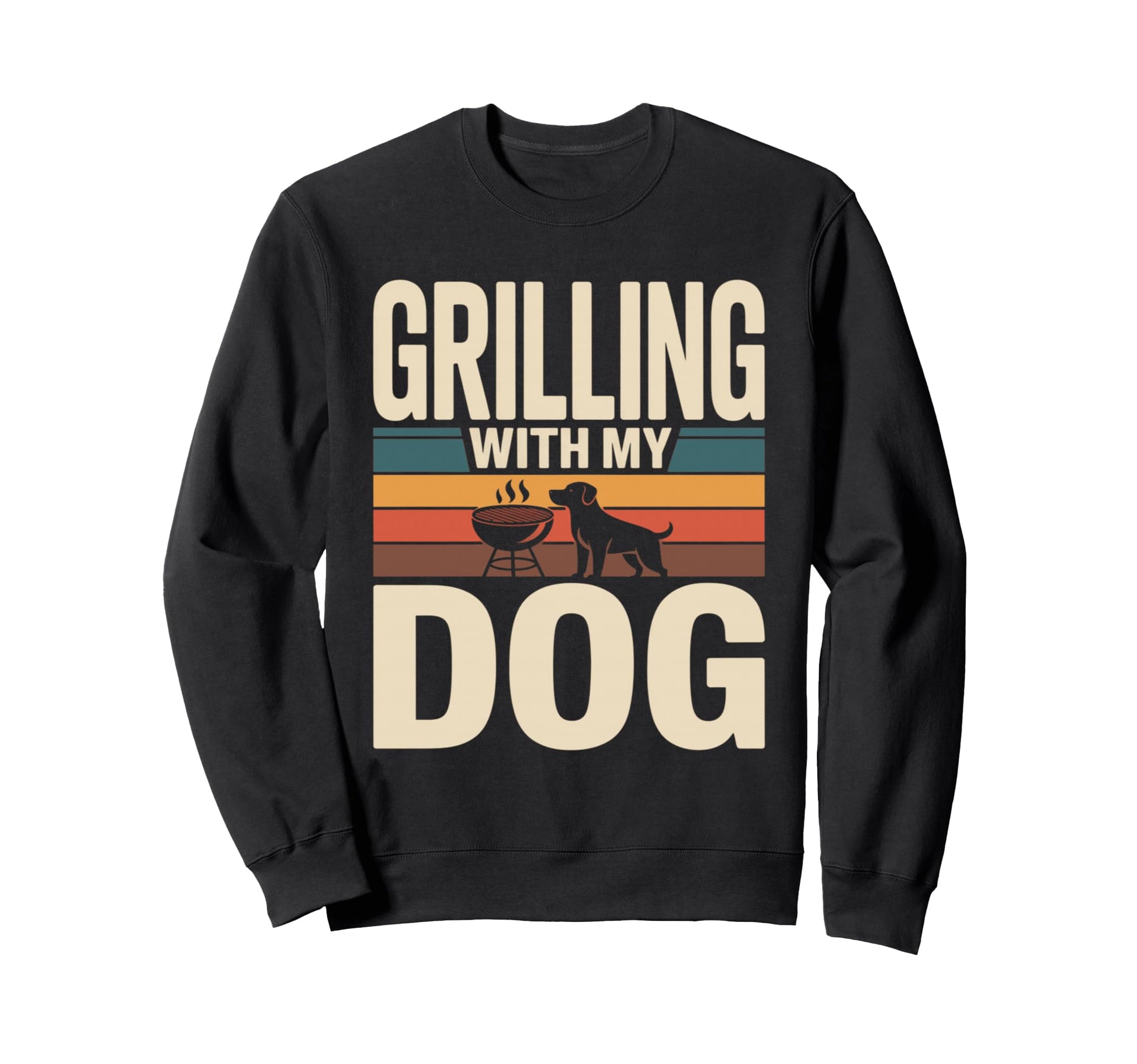 Grilling My Dog Funny Bbq Cookout Sweatshirt - Minimalist Print Unisex - T-Shirt, Sweatshirt, Hoodie