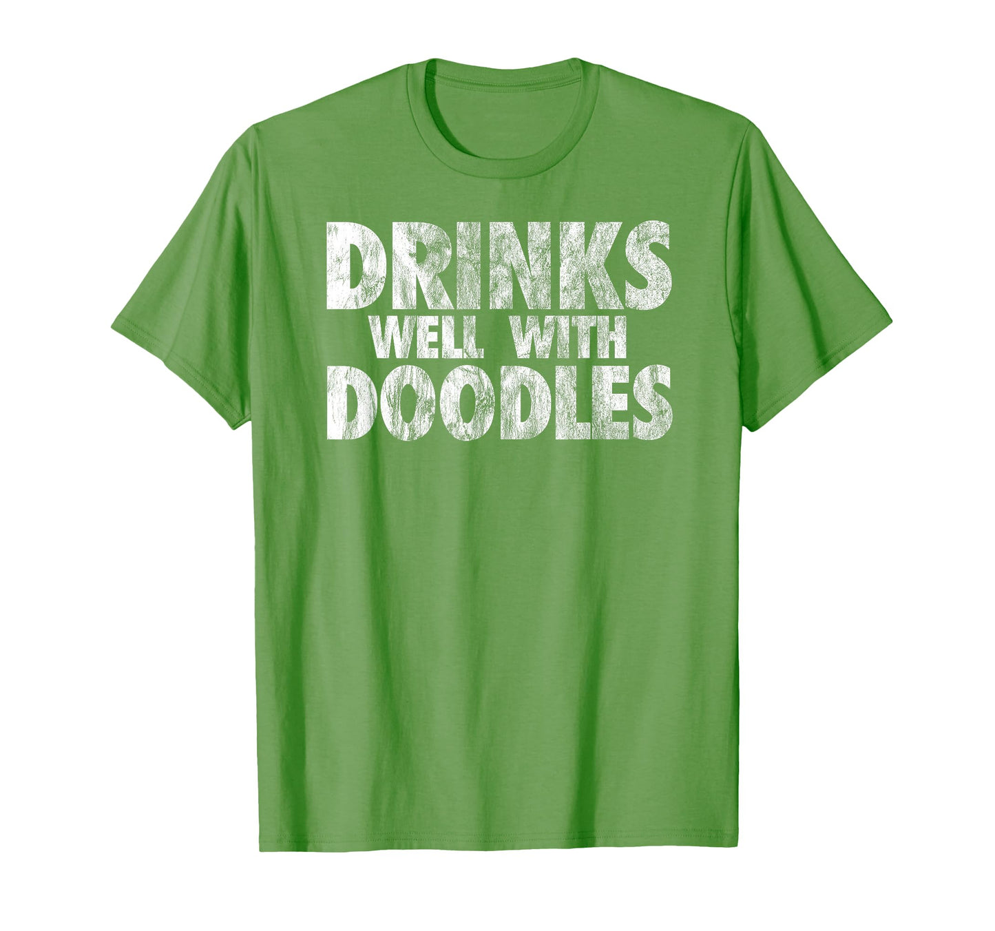Drinks Well Doodles Goldendoodle T-Shirt - Fun Novelty Design for Adults - T-Shirt, Sweatshirt, Hoodie