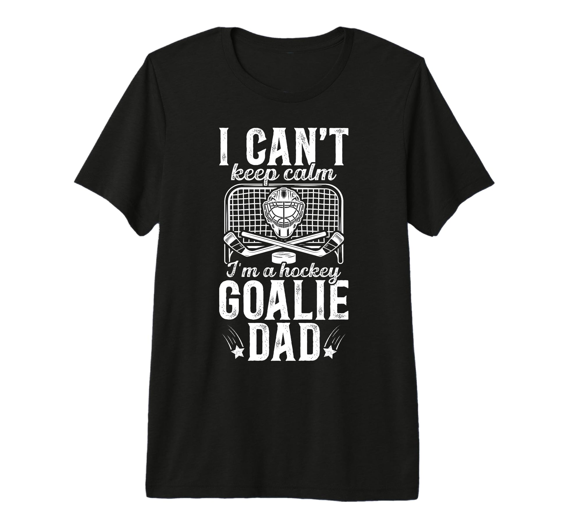 Mens Im Hockey Goalie Dad Ice Hockey T-Shirt - Unique Graphic Men Women - T-Shirt, Sweatshirt, Hoodie