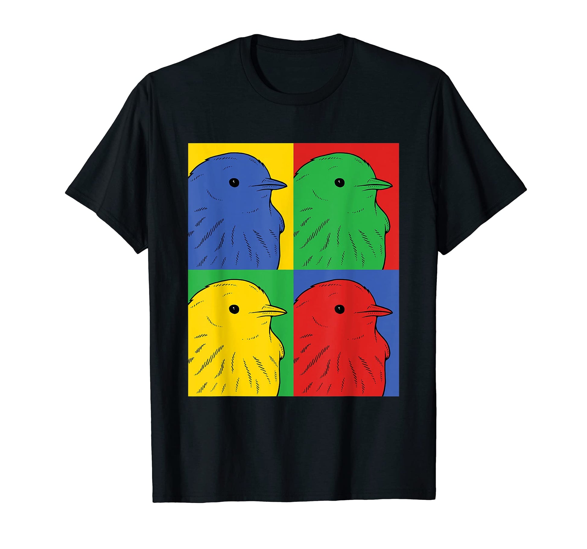 Warbler Pop Art Bird T-Shirt - Graphic Print for Adults - T-Shirt, Sweatshirt, Hoodie