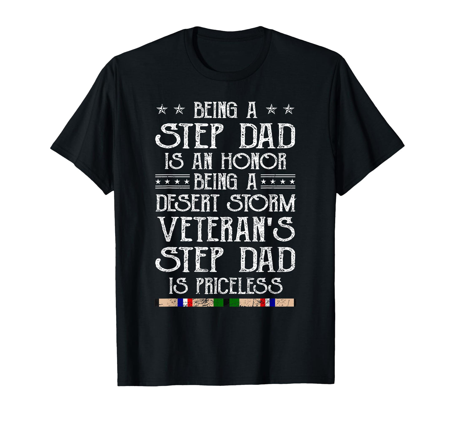 Proud Desert Storm Veteran Step Dad T-Shirt - Custom Art Print for Adults - T-Shirt, Sweatshirt, Hoodie