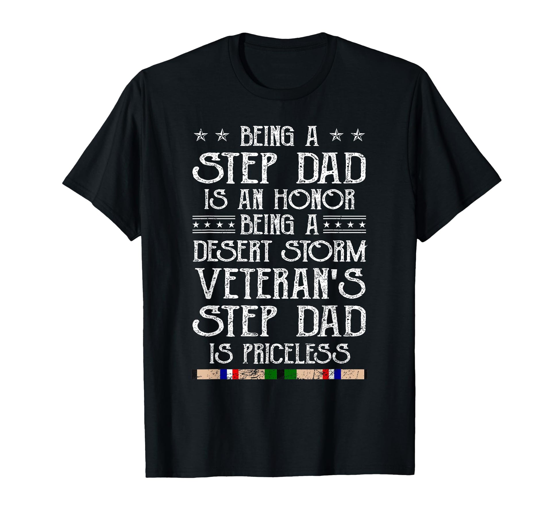 Proud Desert Storm Veteran Step Dad T-Shirt - Custom Art Print for Adults - T-Shirt, Sweatshirt, Hoodie