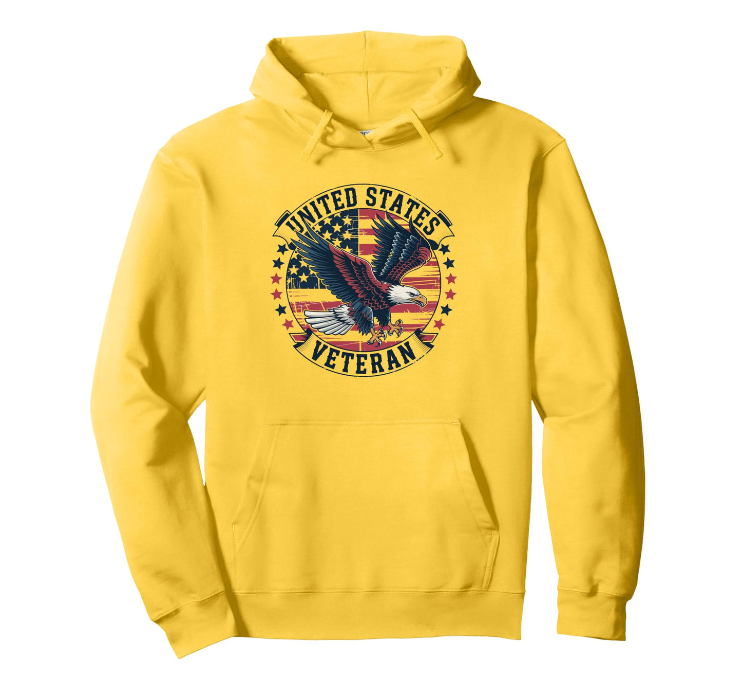 United States Veteran Eagle Veteran Dad Hoodie - Aesthetic Graphic Unisex - T-Shirt, Sweatshirt, Hoodie