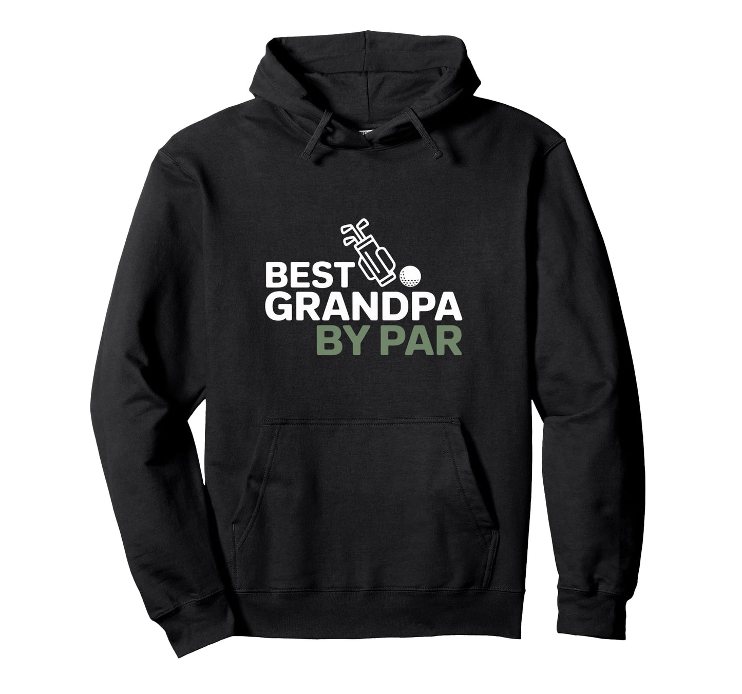 Funny Best Grandpa Par Golf Lover Hoodie - Trendy Graphic for Adults - T-Shirt, Sweatshirt, Hoodie