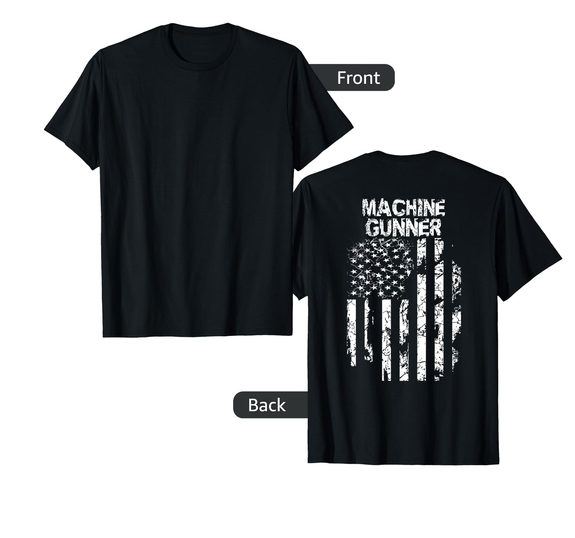 Military Machine Gunner T-Shirt - Streetwear Style Unisex - T-Shirt, Sweatshirt, Hoodie
