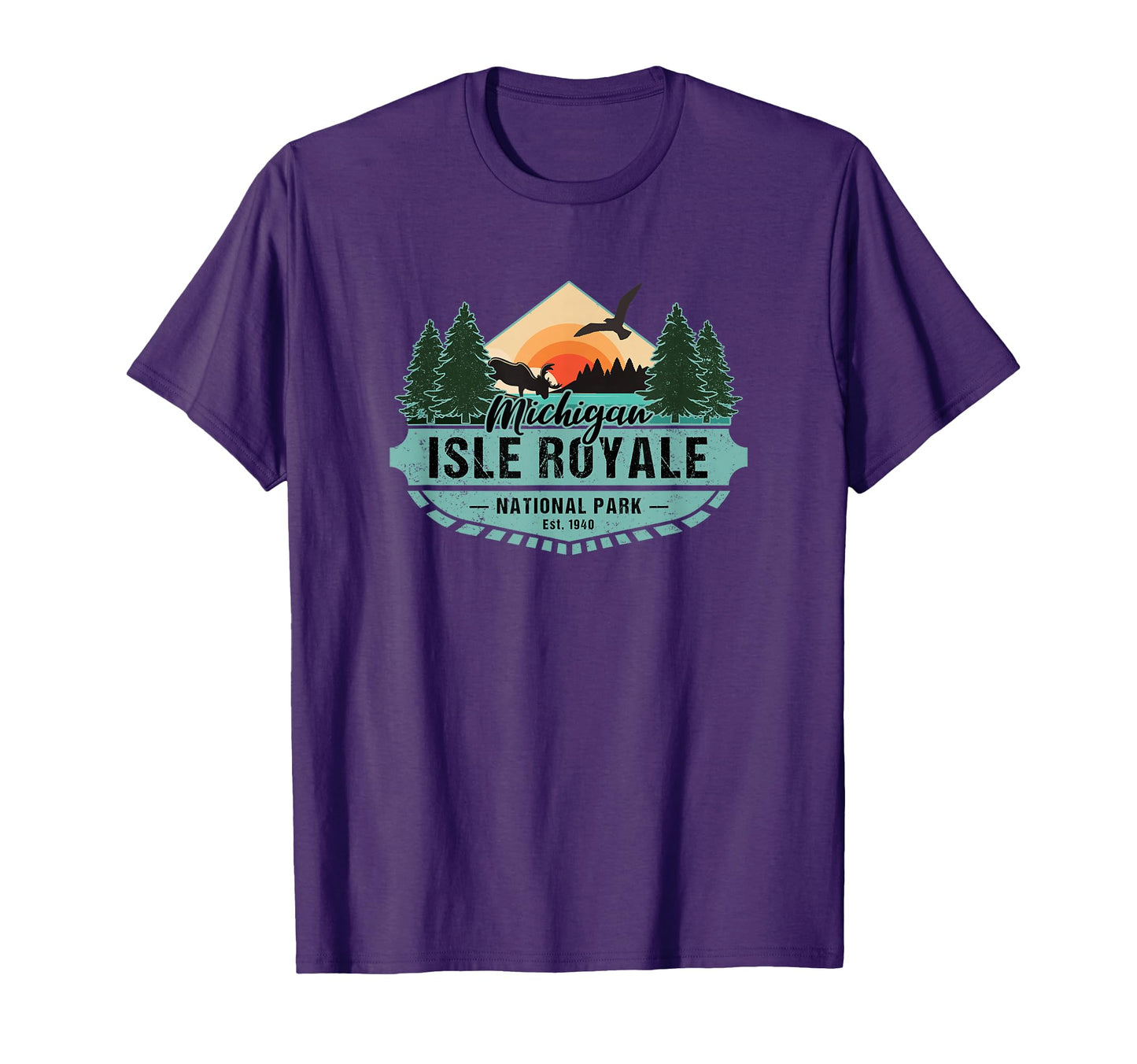 Isle Royale National Park Michigan T-Shirt - Unique Graphic Men Women - T-Shirt, Sweatshirt, Hoodie