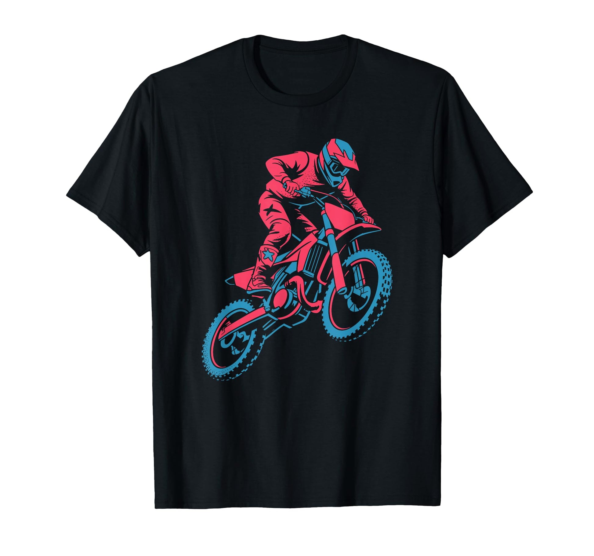 Funny Off Road Motorcycle Rider Loves T-Shirt - Graphic Print Unisex - T-Shirt, Sweatshirt, Hoodie