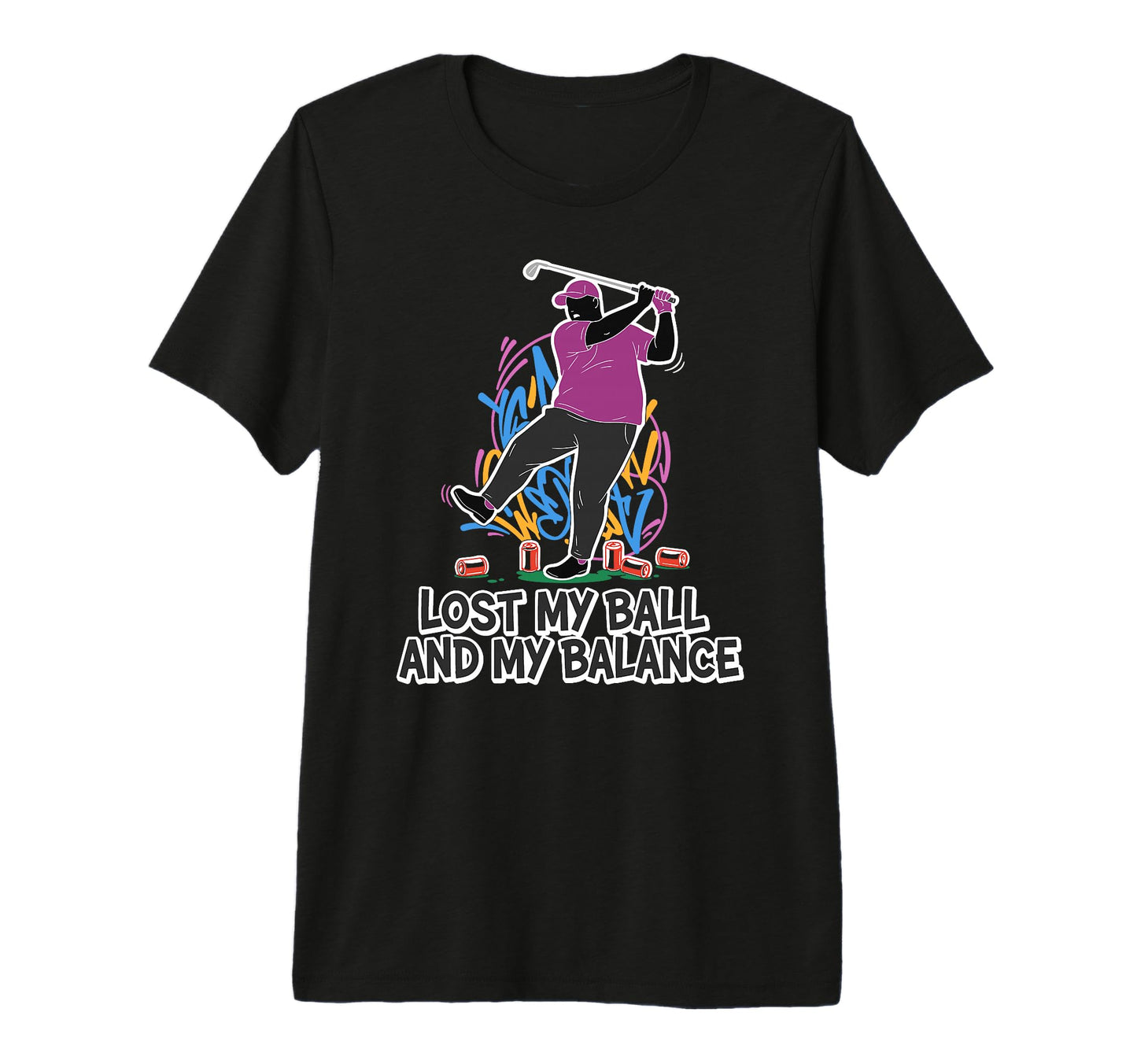 Golf Swing Lube Beer 19Th Hole Alcohol T-Shirt - Trendy Graphic Men Women - T-Shirt, Sweatshirt, Hoodie