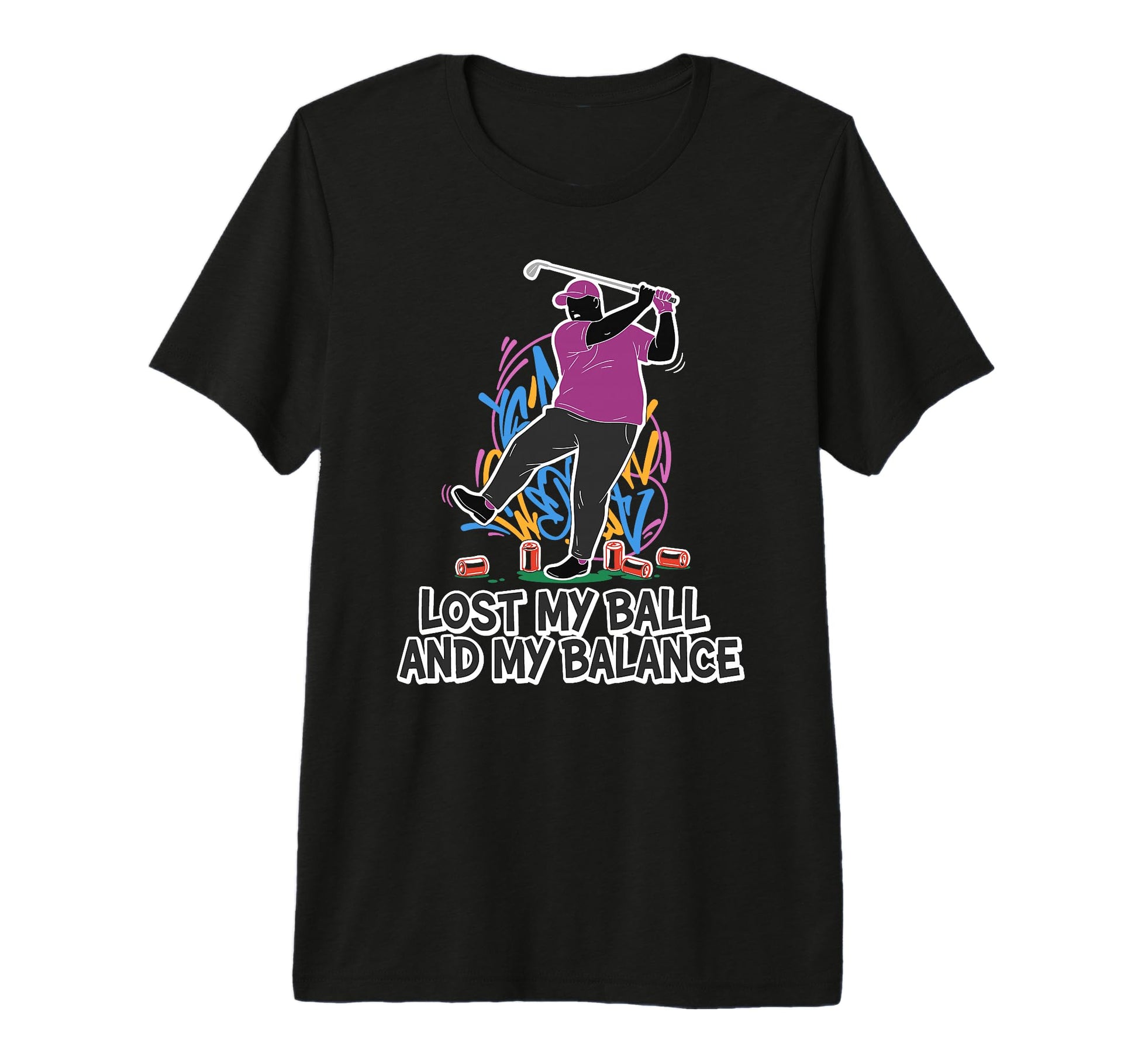 Golf Swing Lube Beer 19Th Hole Alcohol T-Shirt - Trendy Graphic Men Women - T-Shirt, Sweatshirt, Hoodie