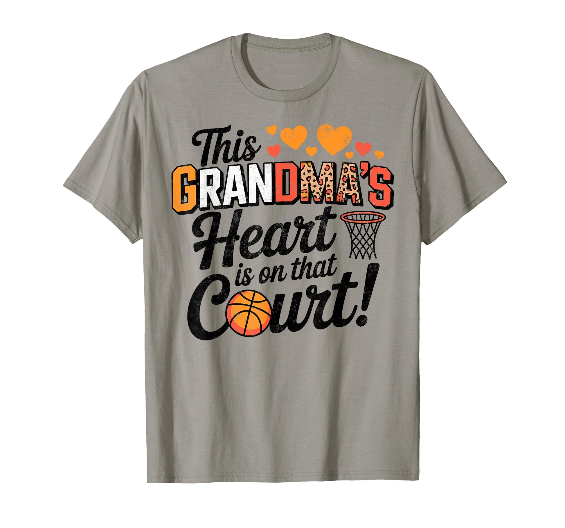 This Grandmas Heart Is That Court T-Shirt - Trendy Graphic Unisex - T-Shirt, Sweatshirt, Hoodie