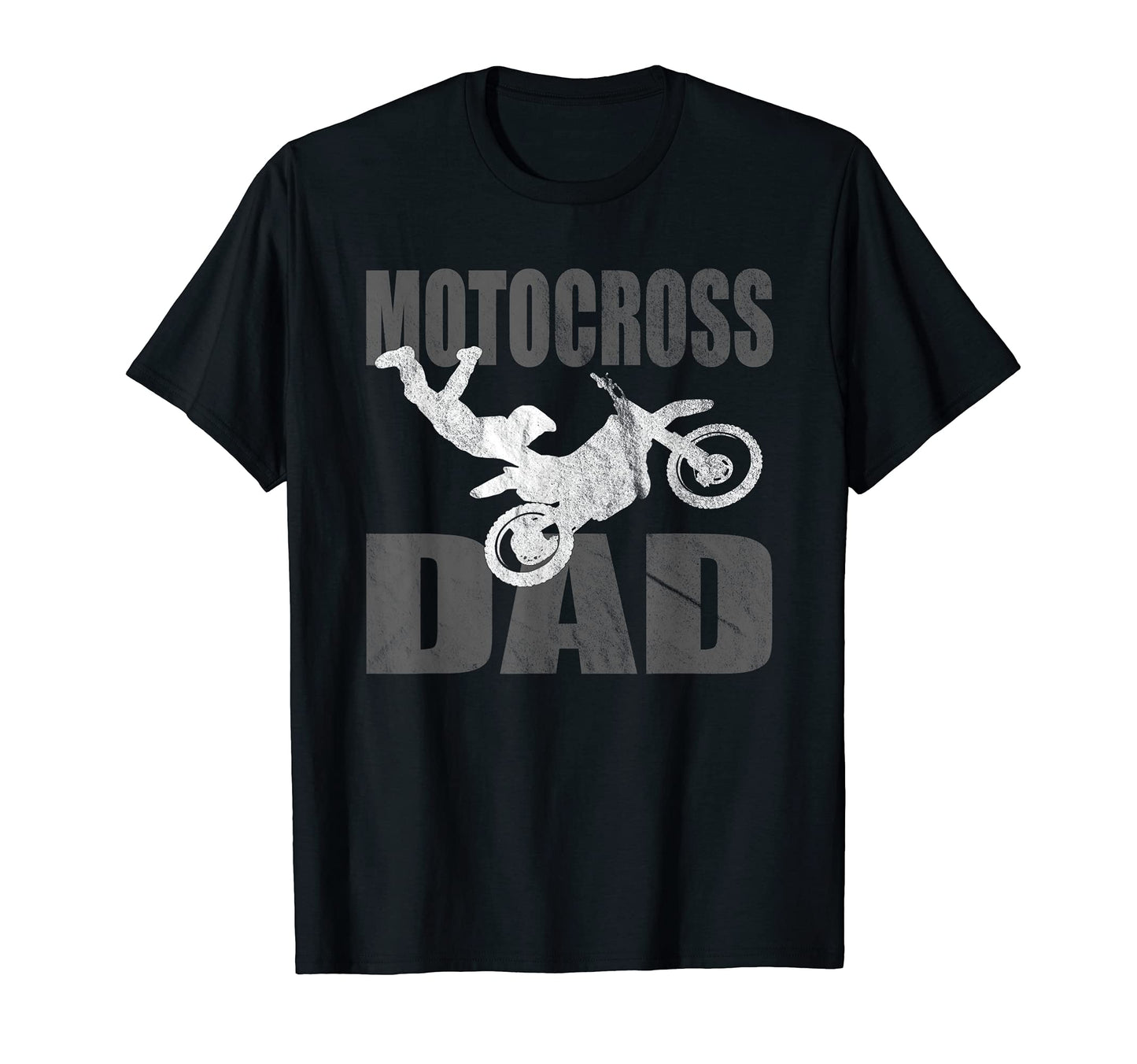 Mens Motocross Dirt Bike Dad Gift T-Shirt - Minimalist Print for Adults - T-Shirt, Sweatshirt, Hoodie