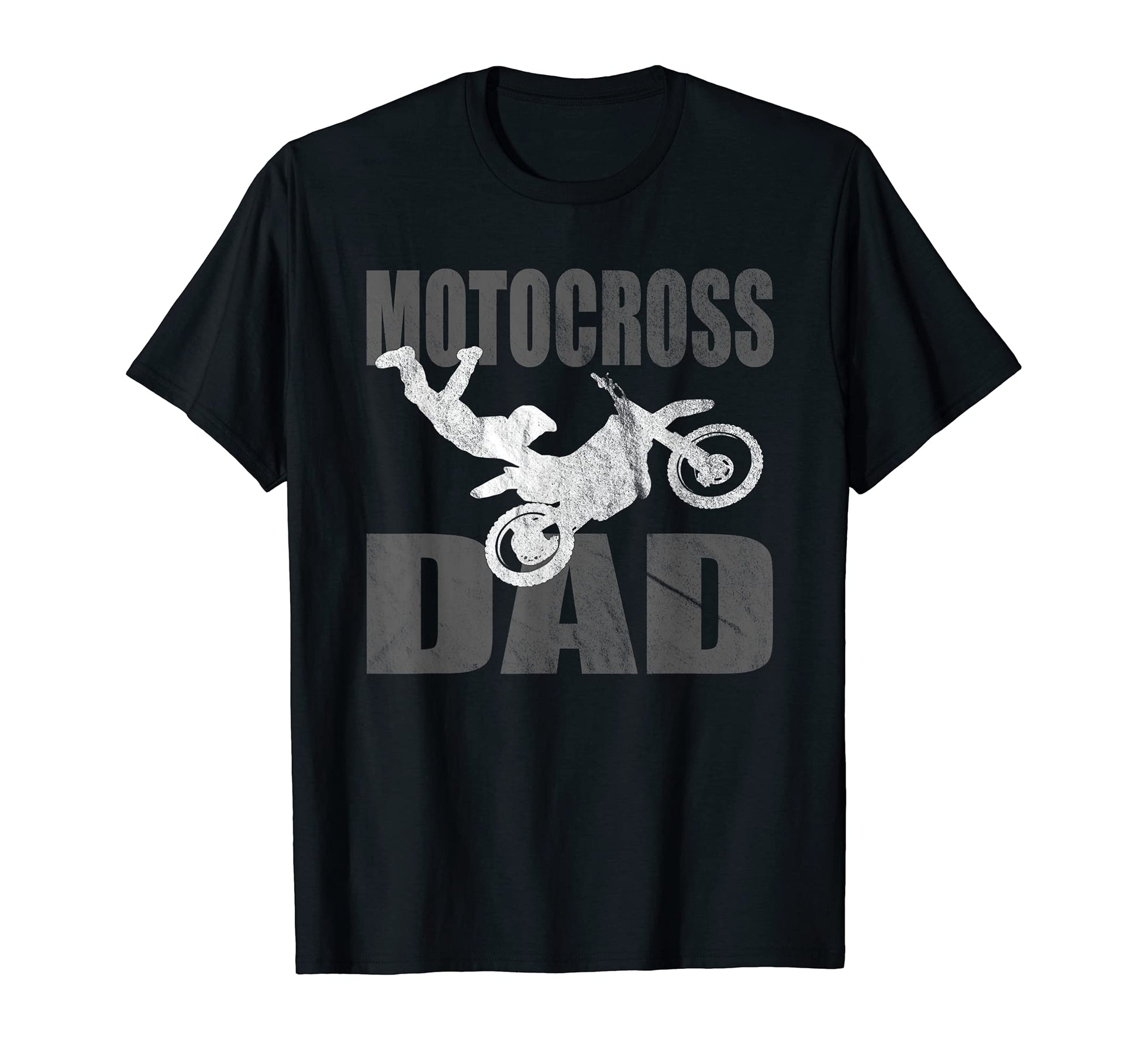 Mens Motocross Dirt Bike Dad Gift T-Shirt - Minimalist Print for Adults - T-Shirt, Sweatshirt, Hoodie