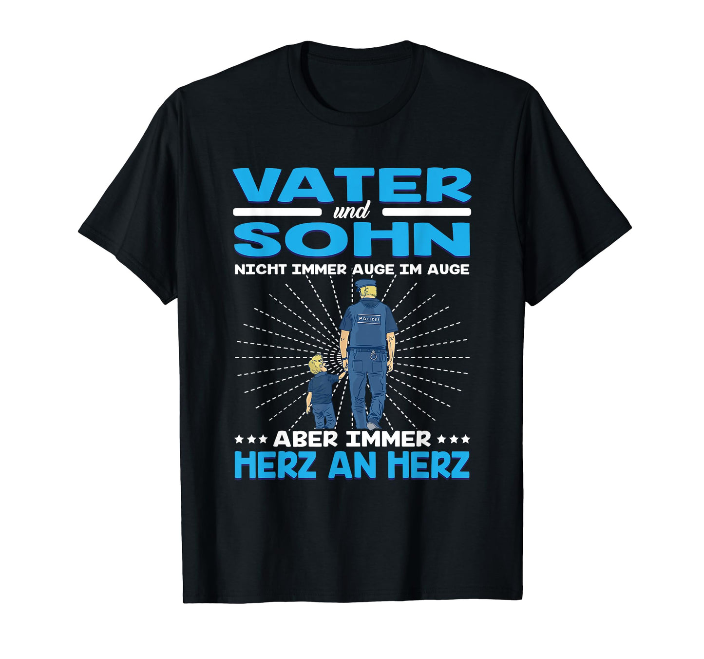Proud Dad Son Police Father Son Partner T-Shirt - Streetwear Style Unisex - T-Shirt, Sweatshirt, Hoodie