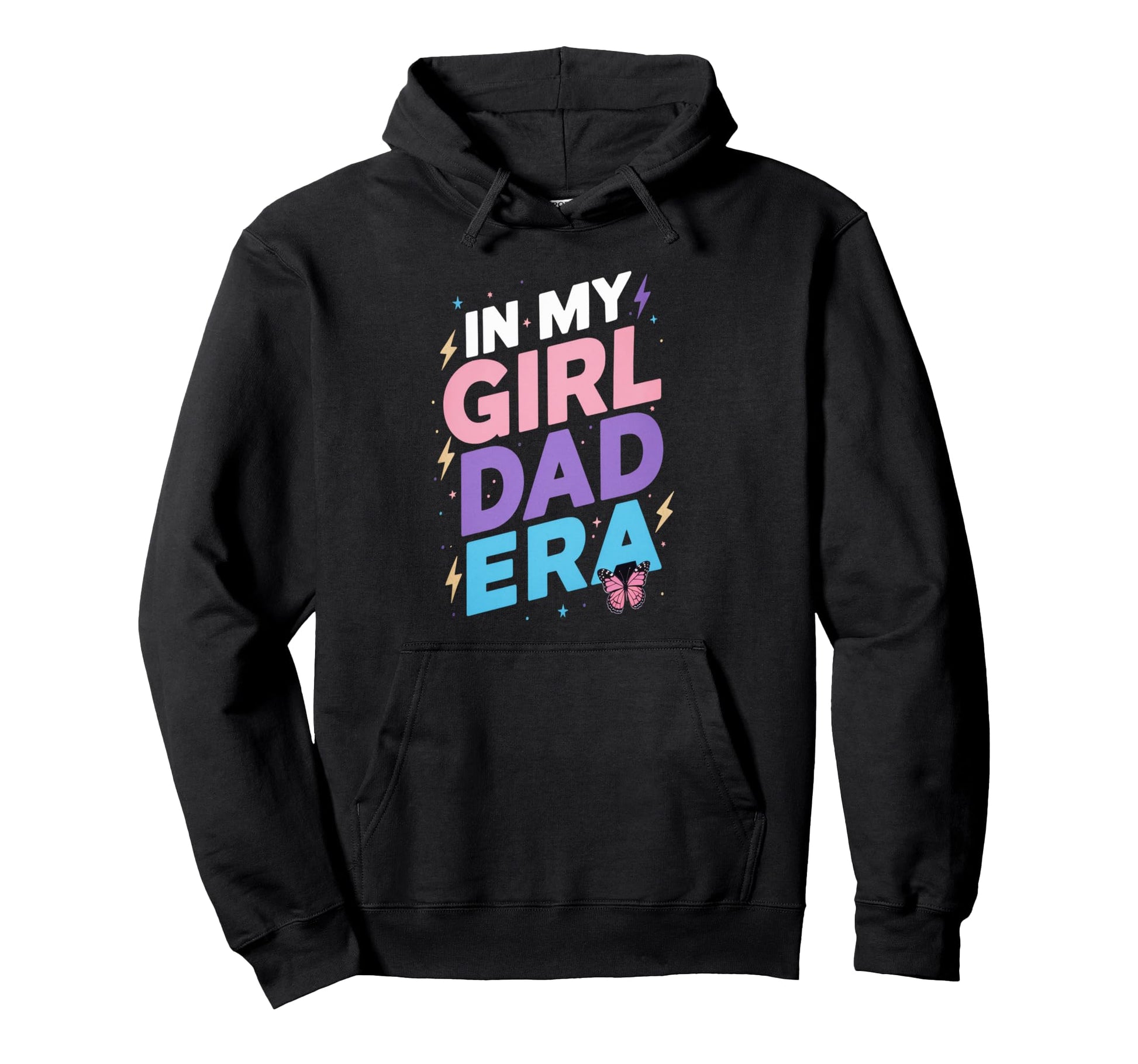 Dad Era Fathers Butterfly Hoodie - Streetwear Style Unisex - T-Shirt, Sweatshirt, Hoodie