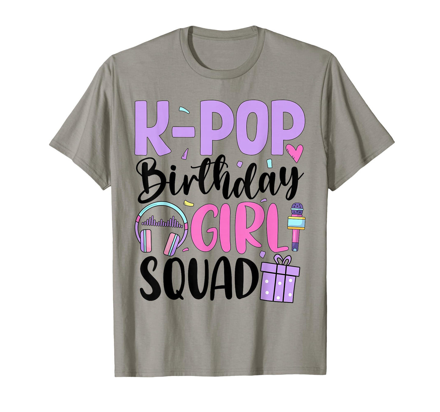 K Pop Birthday Squad K Pop Birthday Party T-Shirt - Graphic Print Men Women - T-Shirt, Sweatshirt, Hoodie