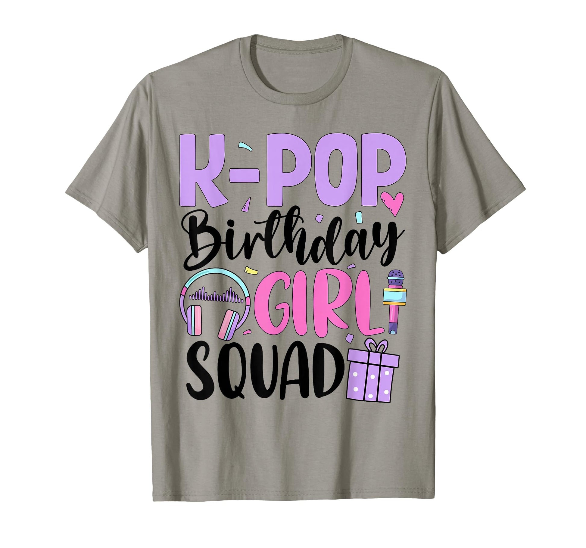 K Pop Birthday Squad K Pop Birthday Party T-Shirt - Graphic Print Men Women - T-Shirt, Sweatshirt, Hoodie