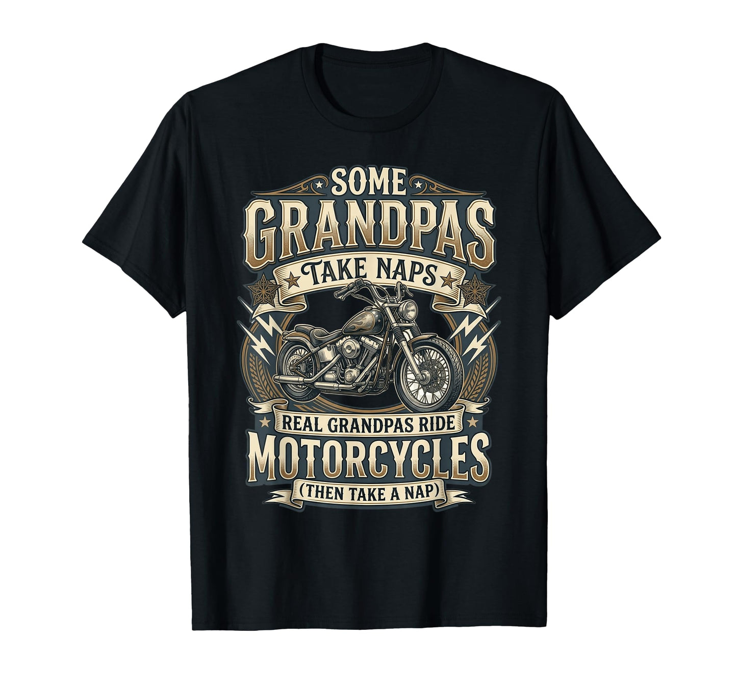 Some Grandpas Take Naps Real T-Shirt - Minimalist Print for Adults - T-Shirt, Sweatshirt, Hoodie