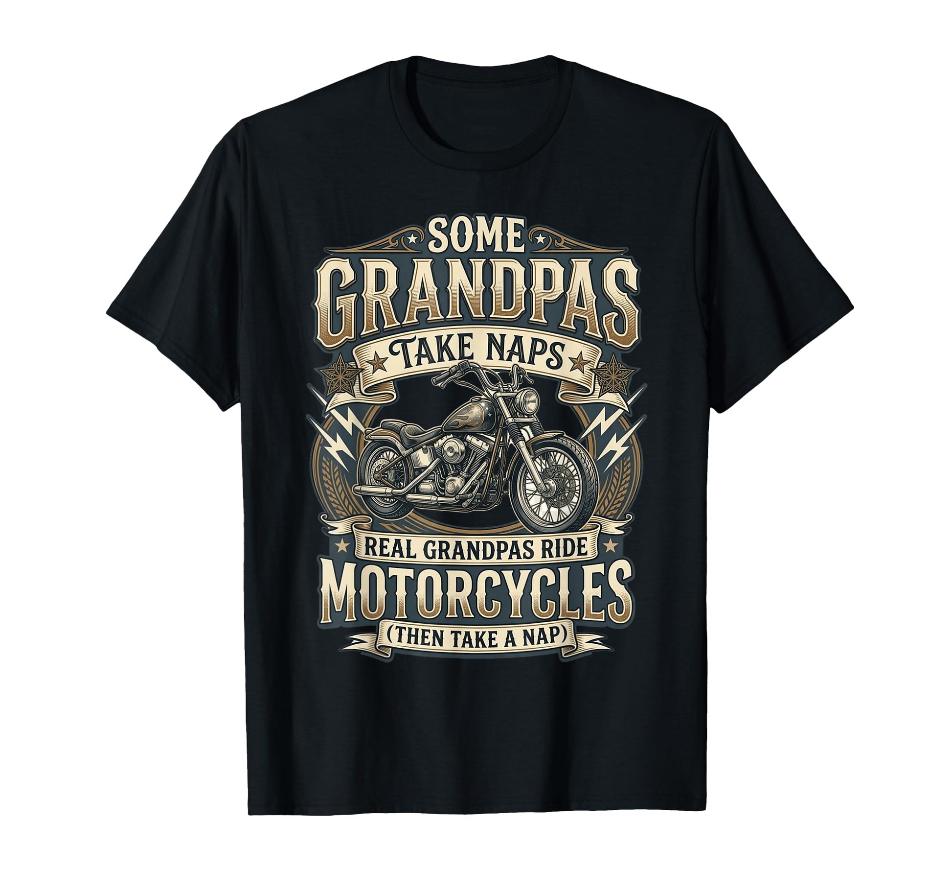 Some Grandpas Take Naps Real T-Shirt - Minimalist Print for Adults - T-Shirt, Sweatshirt, Hoodie