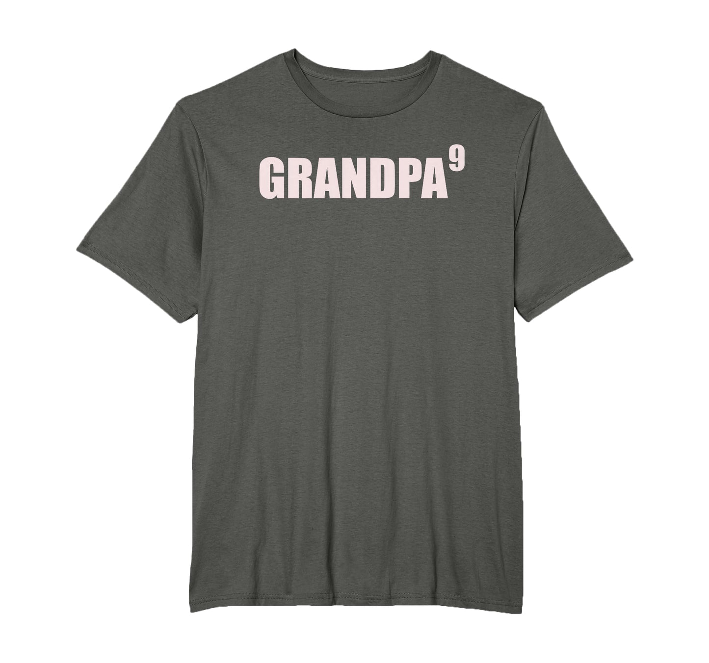 Grandpa 9 Grandkids 9Th Time Cubed T-Shirt - Graphic Print Men Women - T-Shirt, Sweatshirt, Hoodie