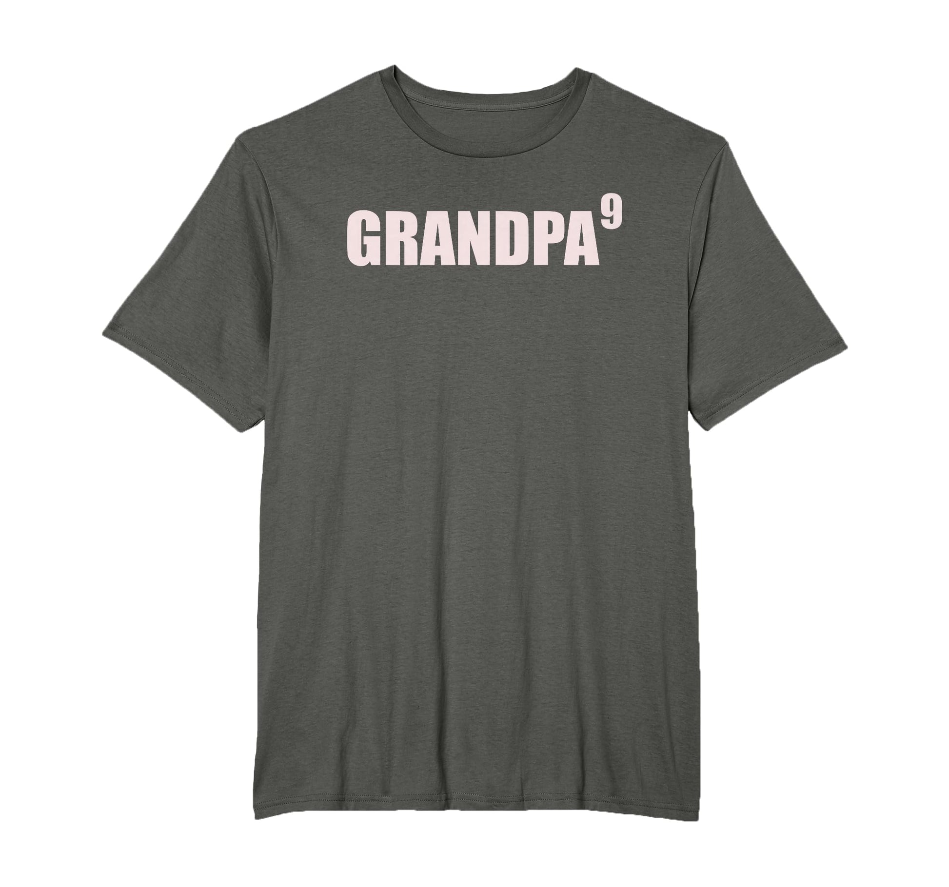 Grandpa 9 Grandkids 9Th Time Cubed T-Shirt - Graphic Print Men Women - T-Shirt, Sweatshirt, Hoodie