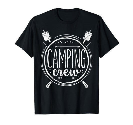 Camping Crew Group Matching Funny Hiking T-Shirt - Novelty Apparel Unisex - T-Shirt, Sweatshirt, Hoodie
