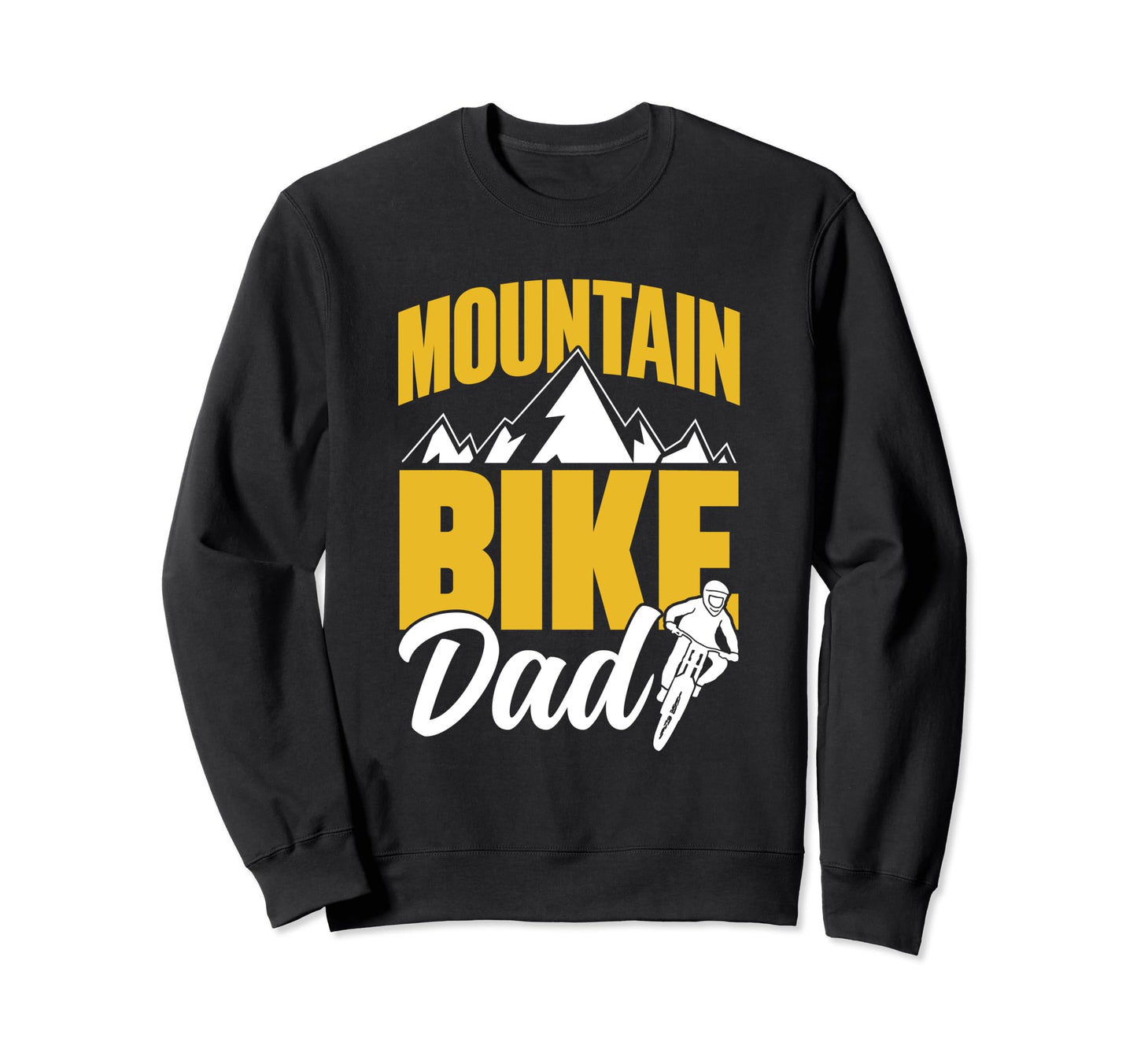 Mountain Bike Dad Biking Mtb Sweatshirt - Custom Art Print Men Women - T-Shirt, Sweatshirt, Hoodie