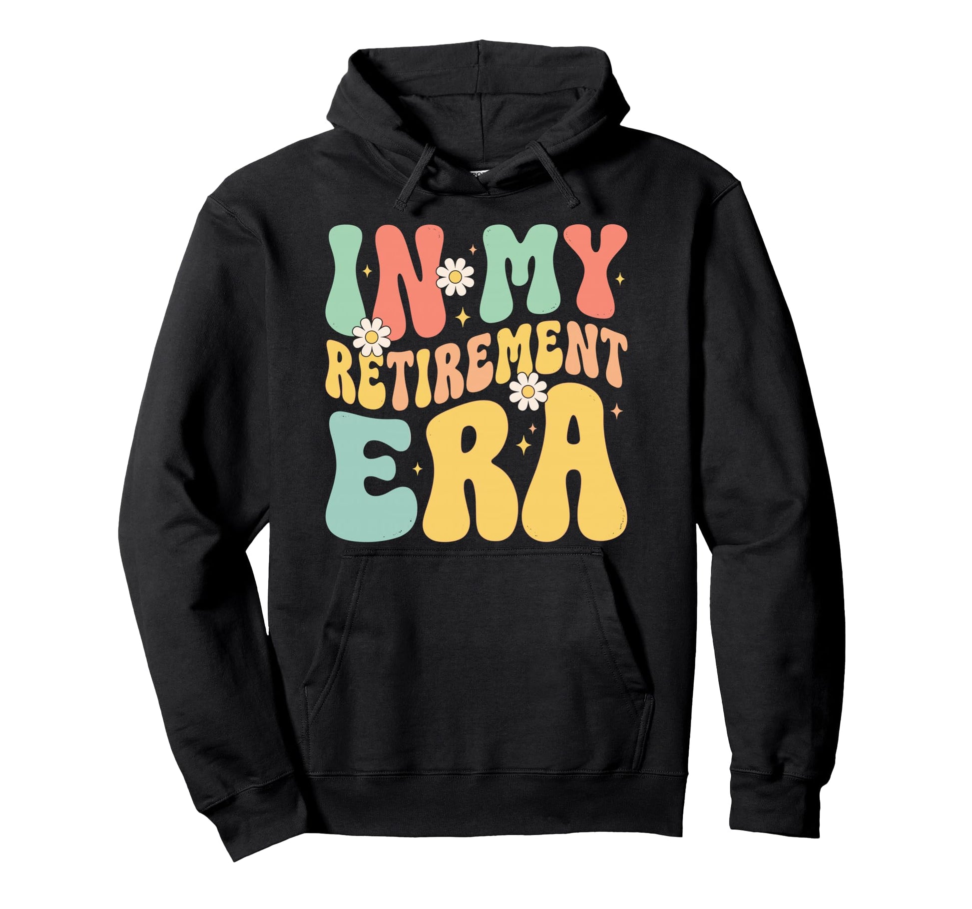 Funny Groove My Retirement Era Retired Hoodie - Minimalist Print Unisex - T-Shirt, Sweatshirt, Hoodie
