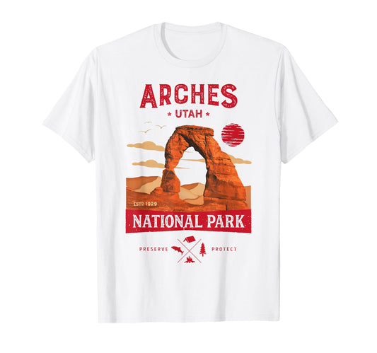Arches National Park Delicate Arch Utah T-Shirt - Graphic Print Unisex - T-Shirt, Sweatshirt, Hoodie