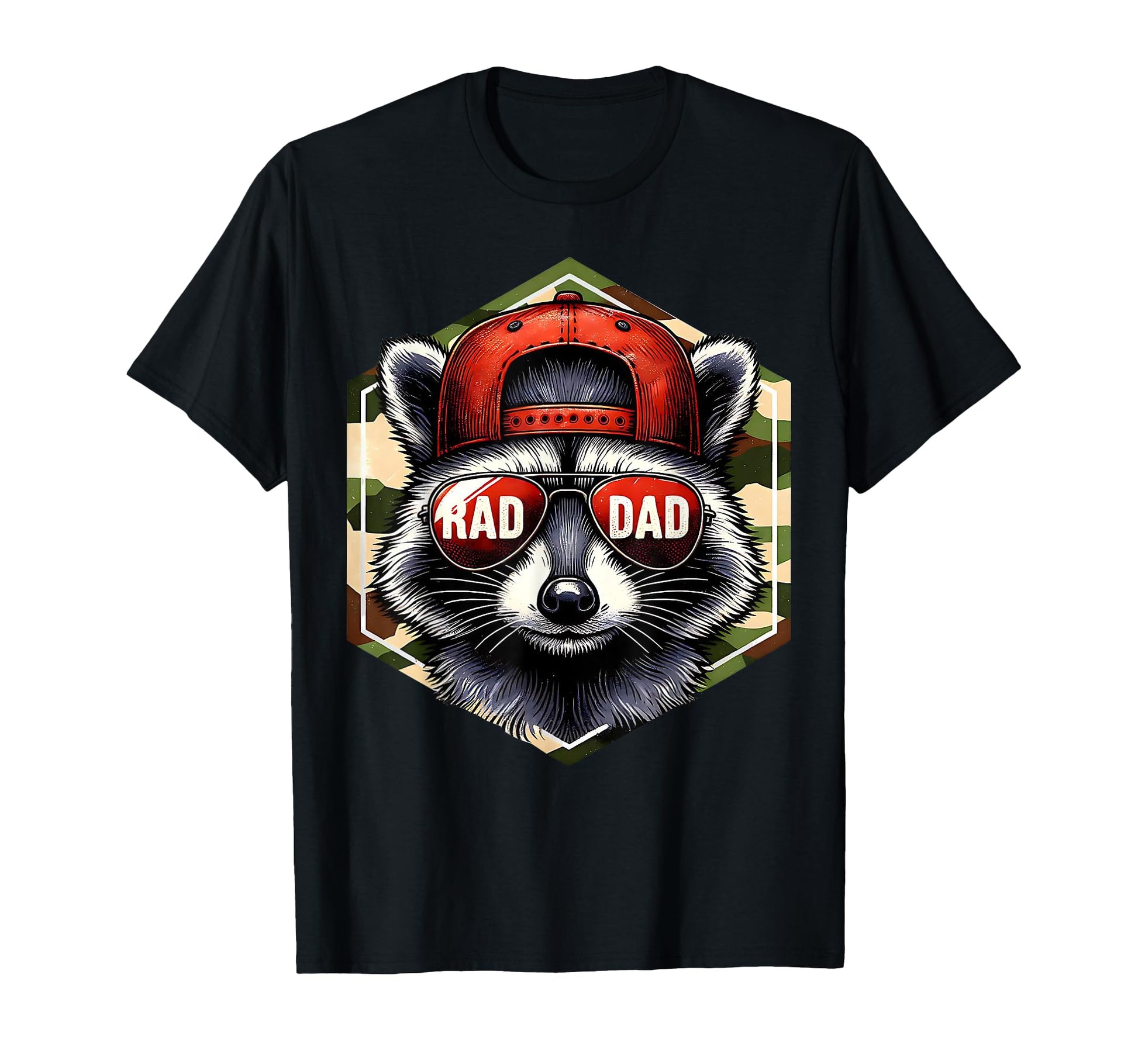 Rad Dad Funny Raccoon Dad T-Shirt - Aesthetic Graphic Men Women - T-Shirt, Sweatshirt, Hoodie