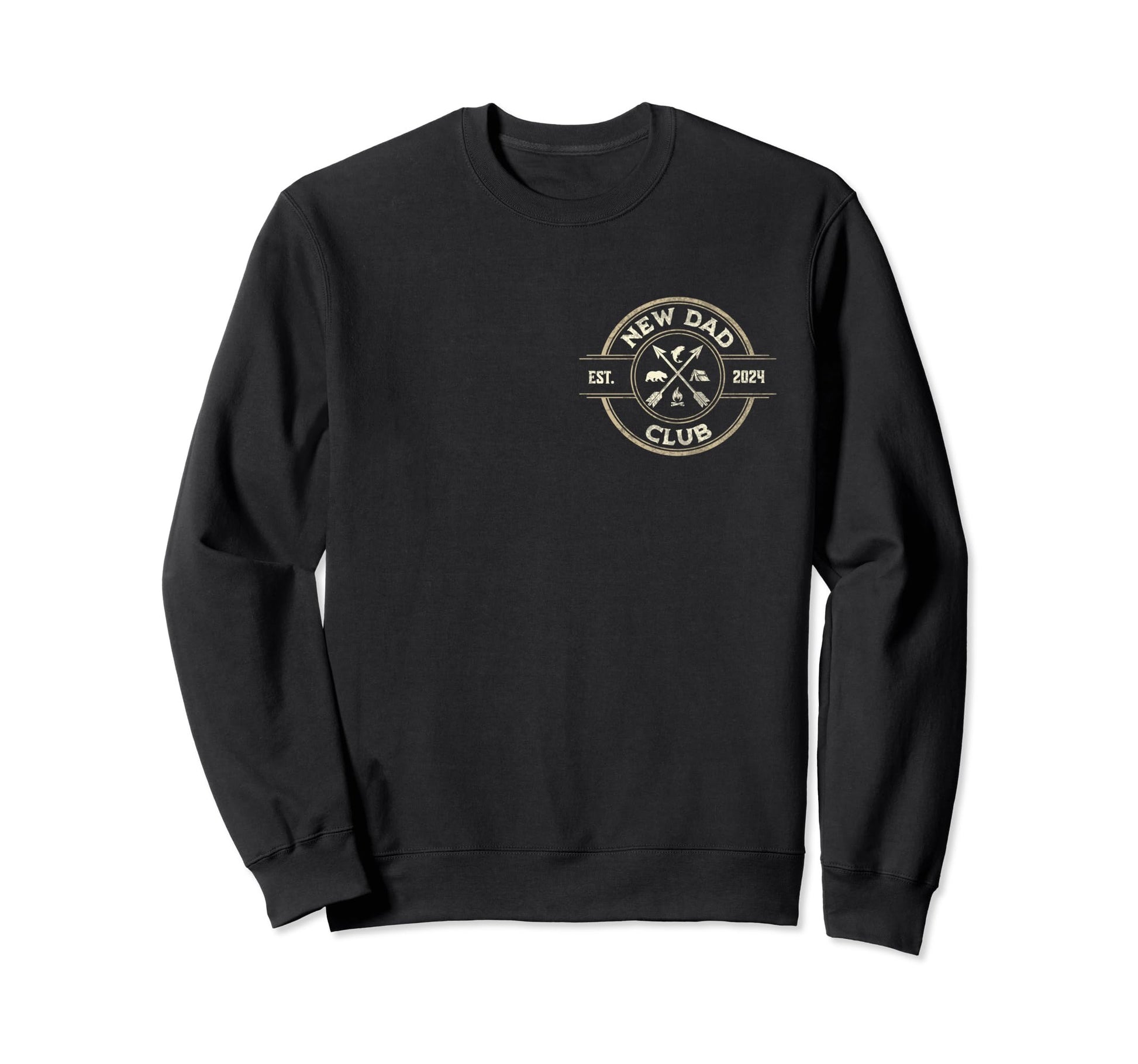New Dad Club Established 2024 Sweatshirt - Fun Novelty Design Unisex - T-Shirt, Sweatshirt, Hoodie