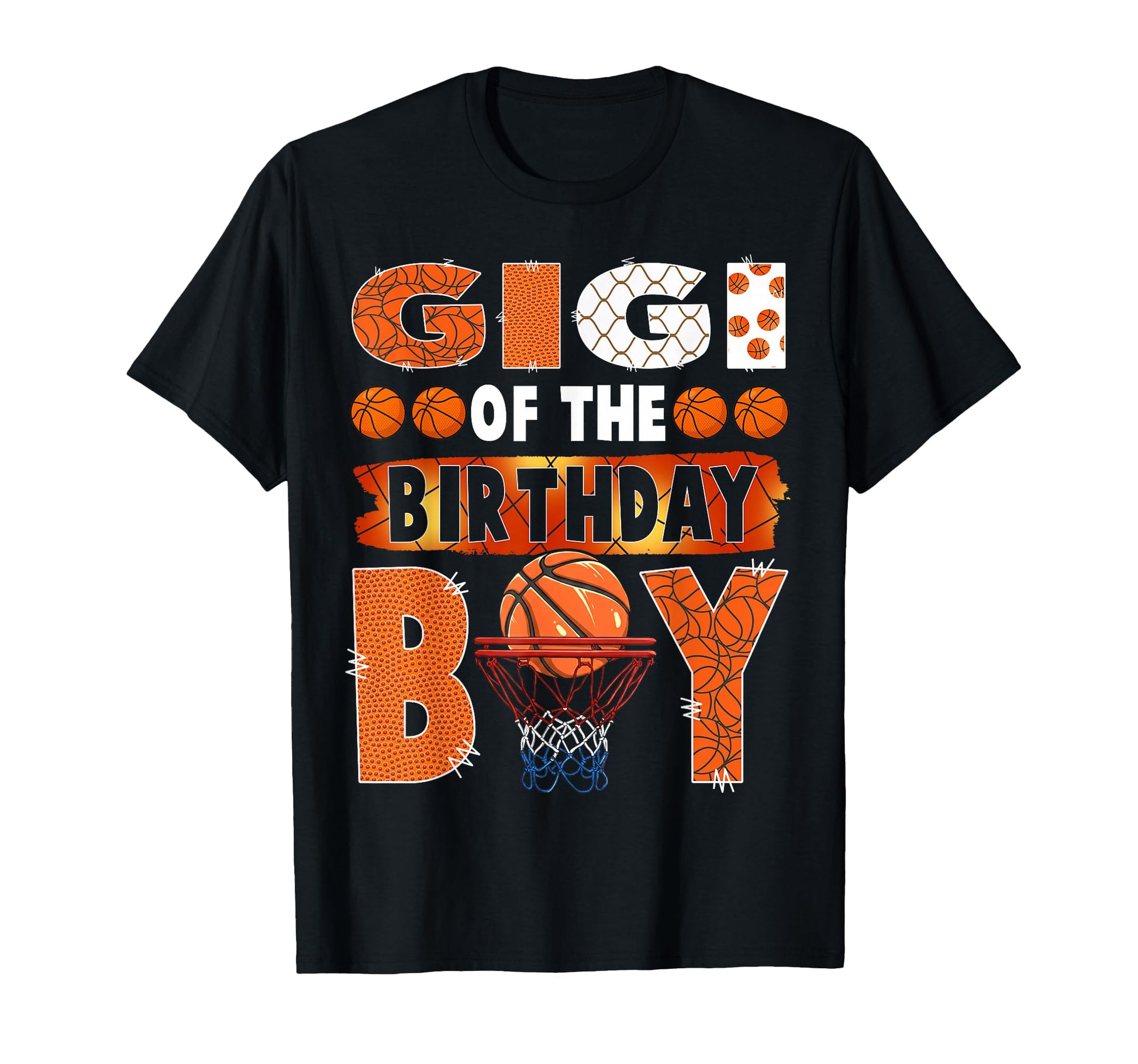 Gigi Birthday Basketball Lover Matching T-Shirt - Unique Graphic Unisex - T-Shirt, Sweatshirt, Hoodie