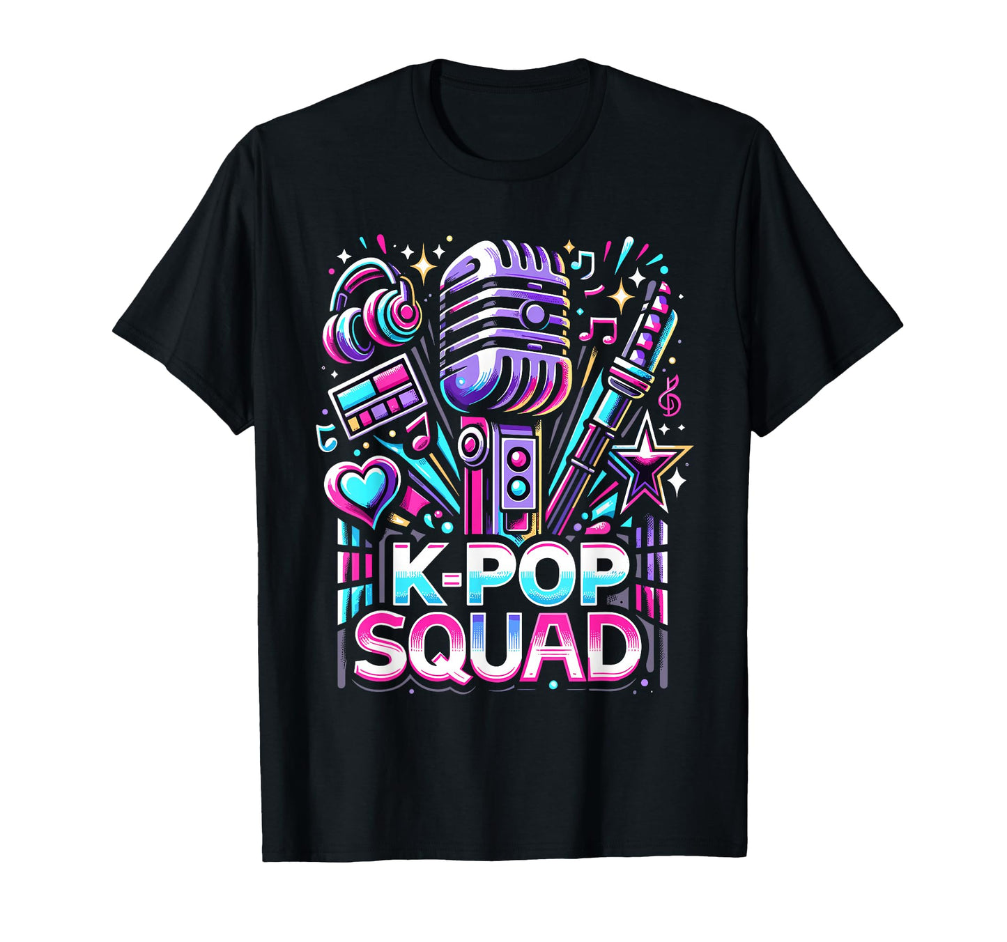 K Pop Squad K Pop K Pop Lovers Music T-Shirt - Casual Everyday Wear Unisex - T-Shirt, Sweatshirt, Hoodie