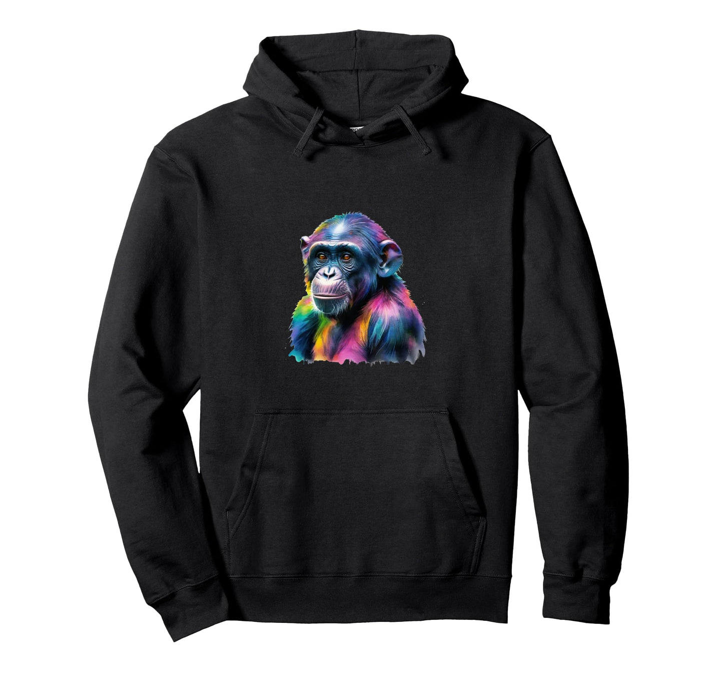 Monkey Chimpanzee Pop Art Monkey Drawing Hoodie - Graphic Print Men Women - T-Shirt, Sweatshirt, Hoodie