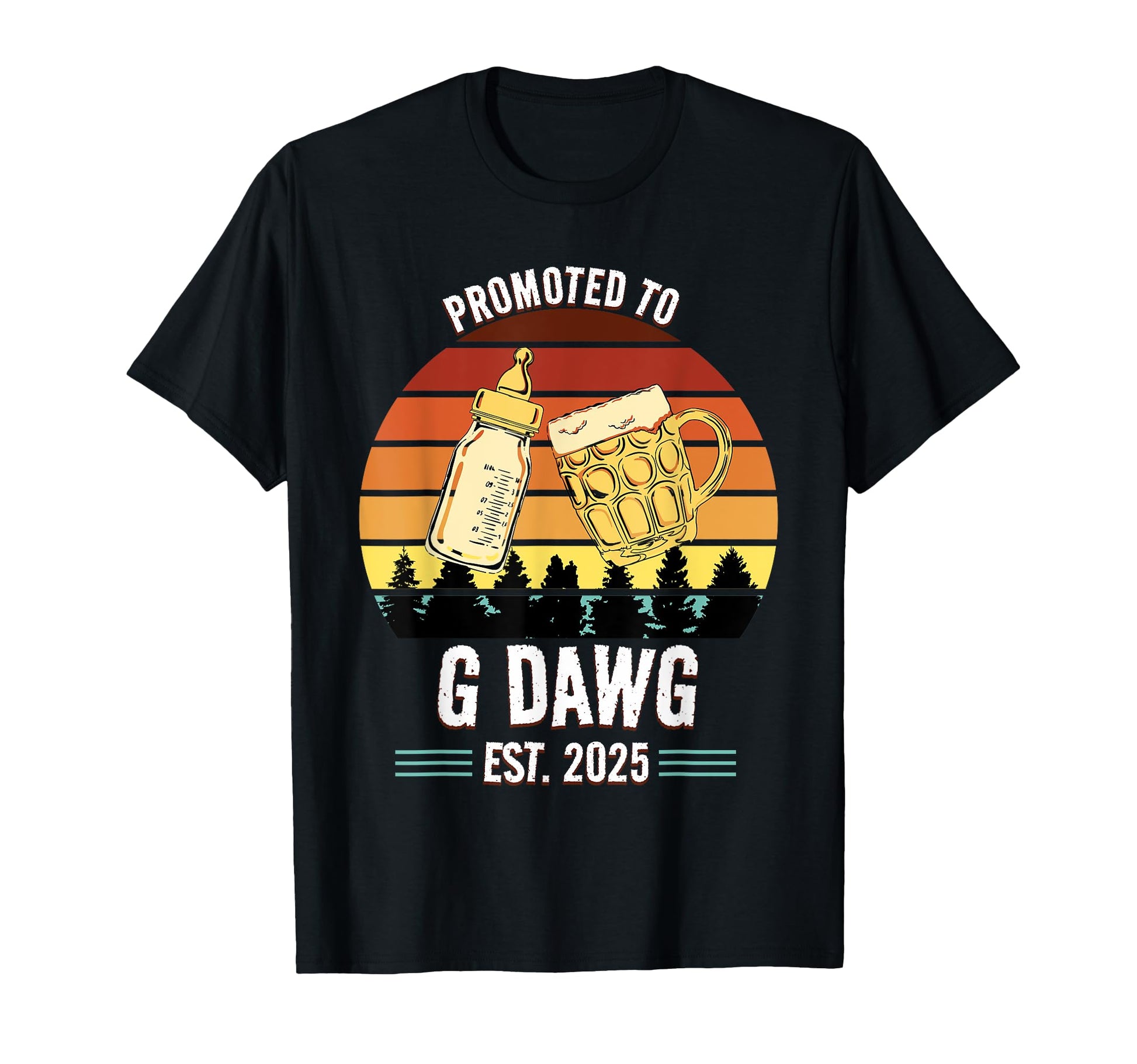 Funny New Grandpa Promoted To G T-Shirt - Fun Novelty Design for Adults - T-Shirt, Sweatshirt, Hoodie
