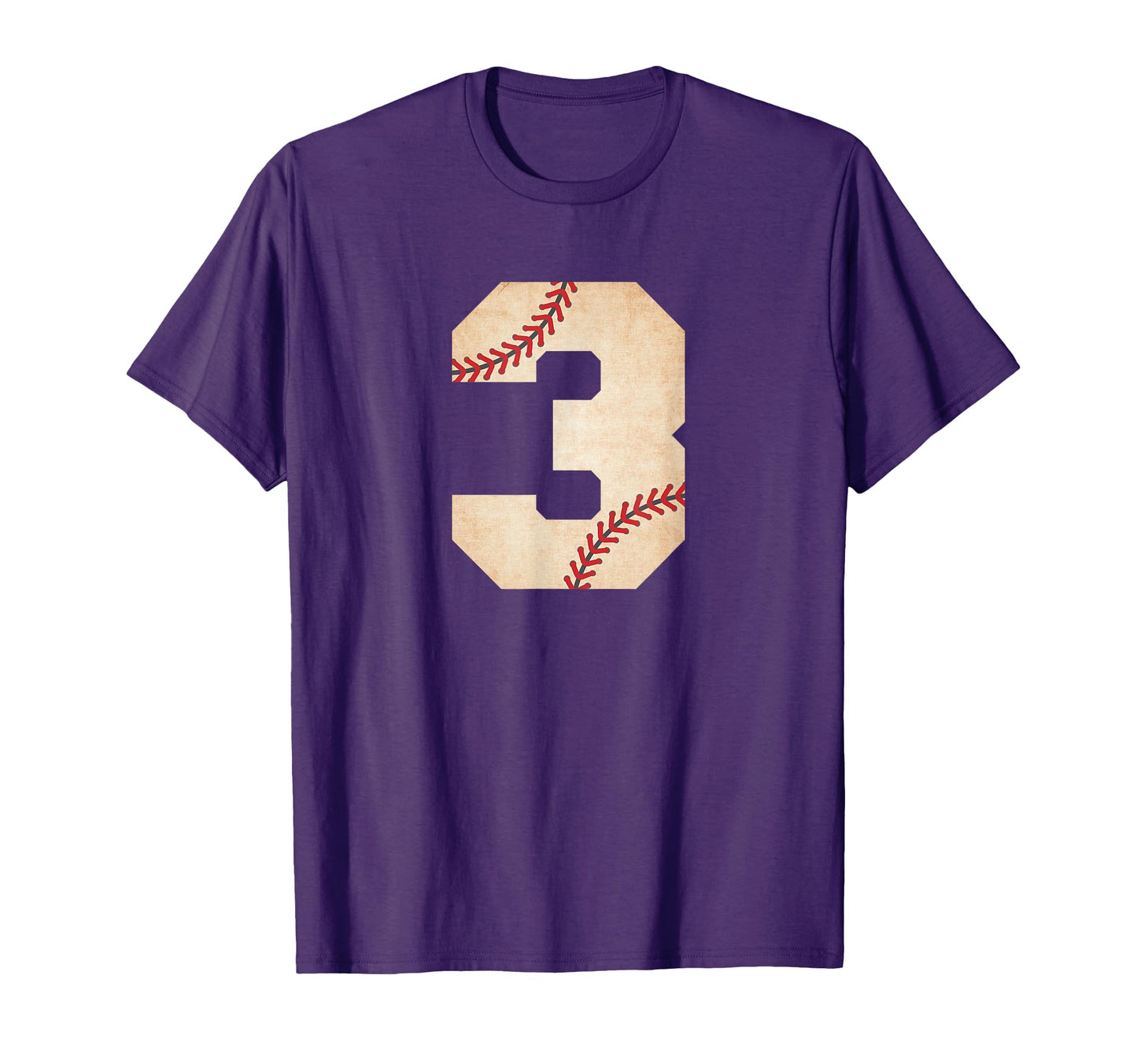 Baseball Number 3 Baseball Fan Mom T-Shirt - Graphic Print for Adults - T-Shirt, Sweatshirt, Hoodie
