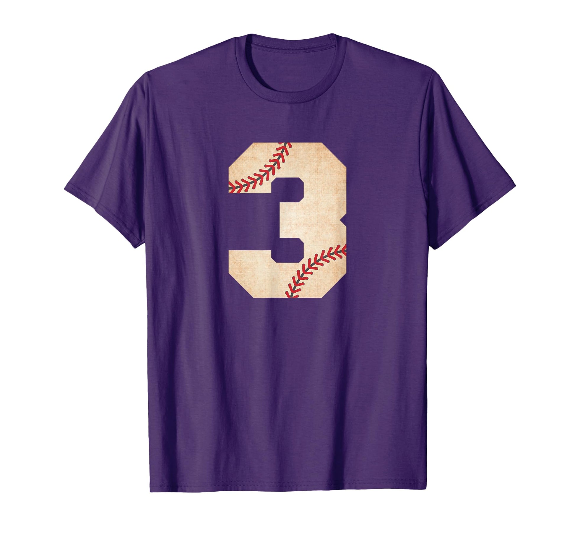 Baseball Number 3 Baseball Fan Mom T-Shirt - Graphic Print for Adults - T-Shirt, Sweatshirt, Hoodie