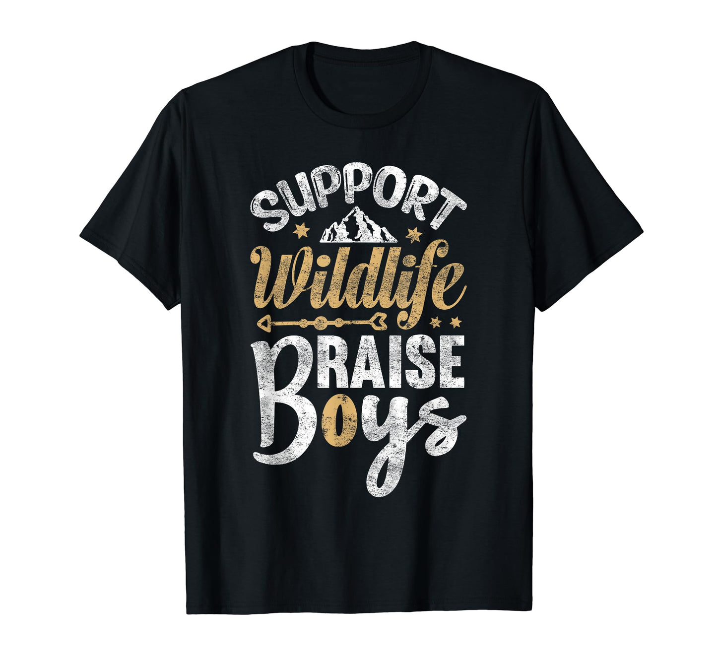 Support Wildlife Raise Parent Mom Dad T-Shirt - Trendy Graphic Unisex - T-Shirt, Sweatshirt, Hoodie