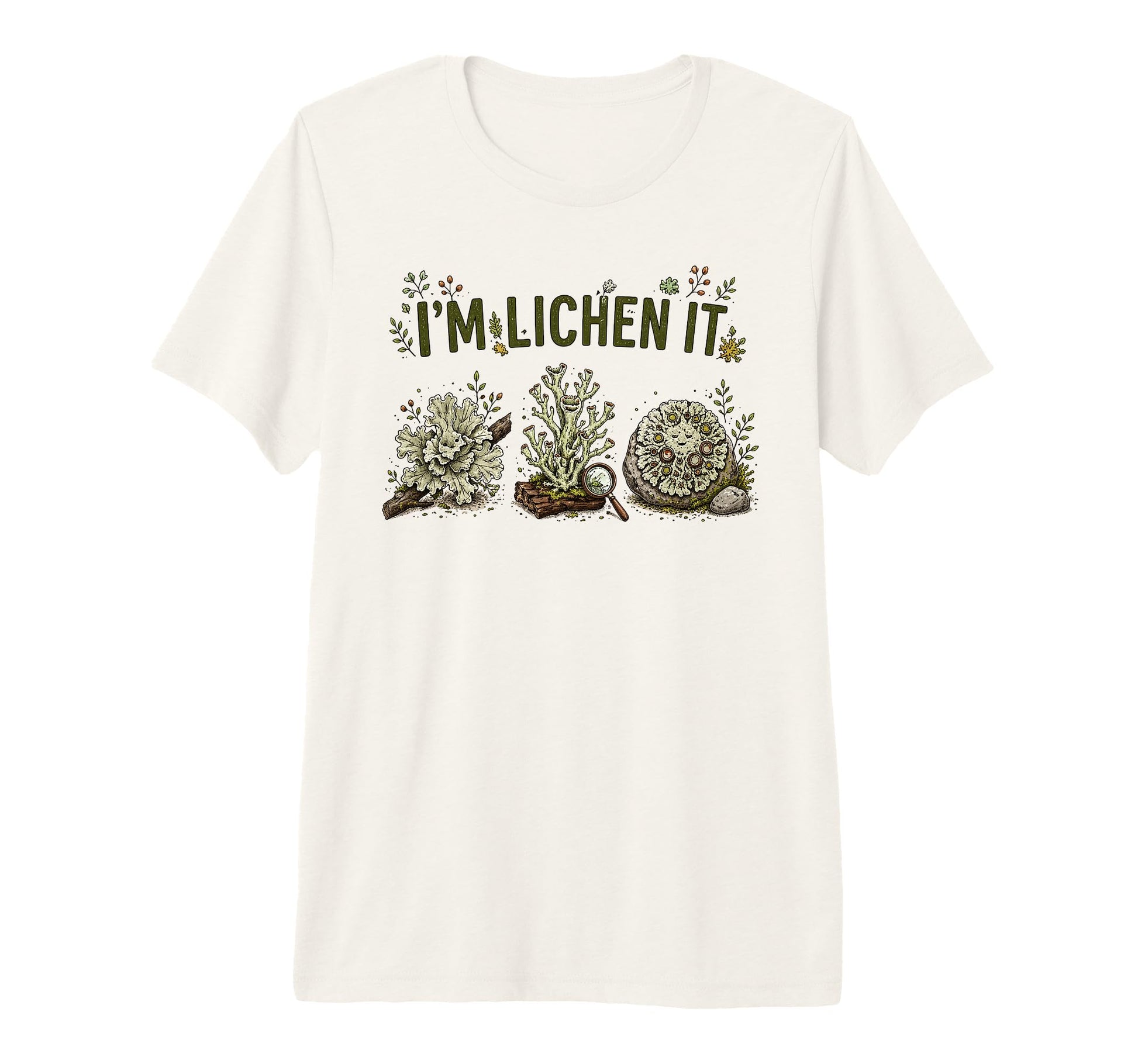 Im Lichen It Funny Plant Tree Lover Tri T-Shirt - Custom Art Print Unisex - T-Shirt, Sweatshirt, Hoodie