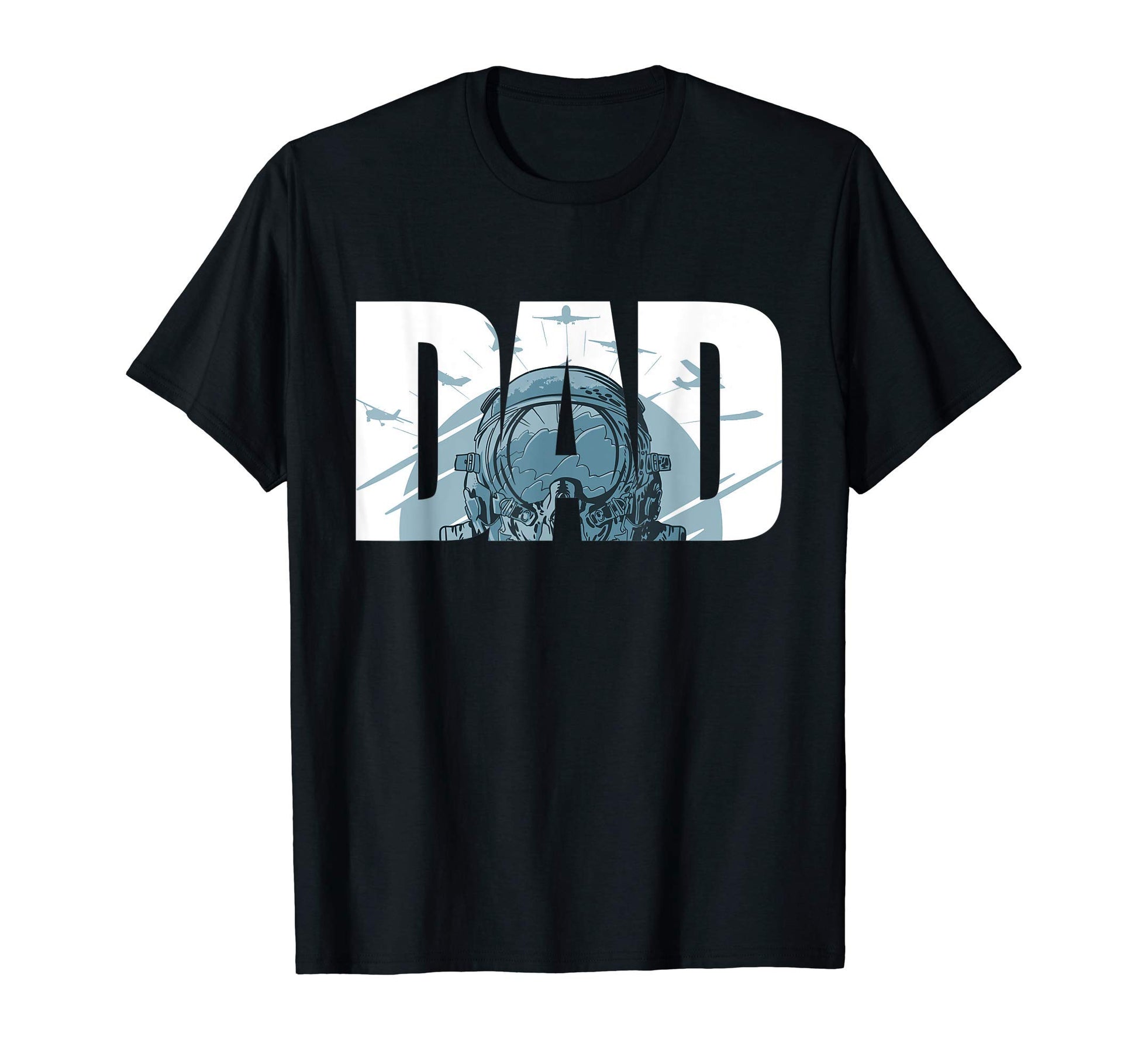 Dad Pilot Fathers Day Military Aviator T-Shirt - Graphic Print Men Women - T-Shirt, Sweatshirt, Hoodie