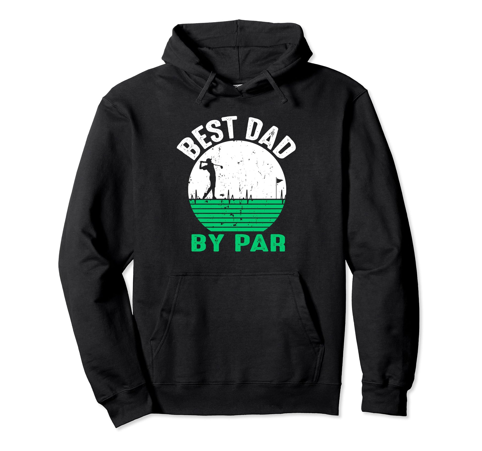 Best Dad Par Fathers Day Golfing Hoodie - Casual Everyday Wear for Adults - T-Shirt, Sweatshirt, Hoodie