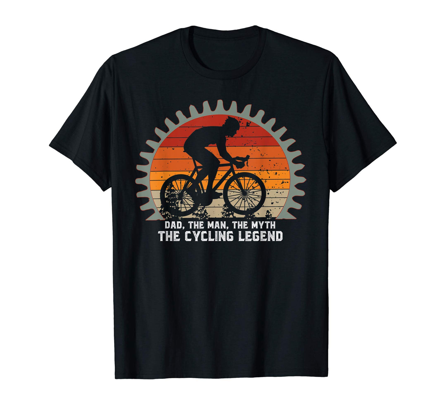 Mens Bicycle Dad Myth Cycling Legend T-Shirt - Unique Graphic Unisex - T-Shirt, Sweatshirt, Hoodie