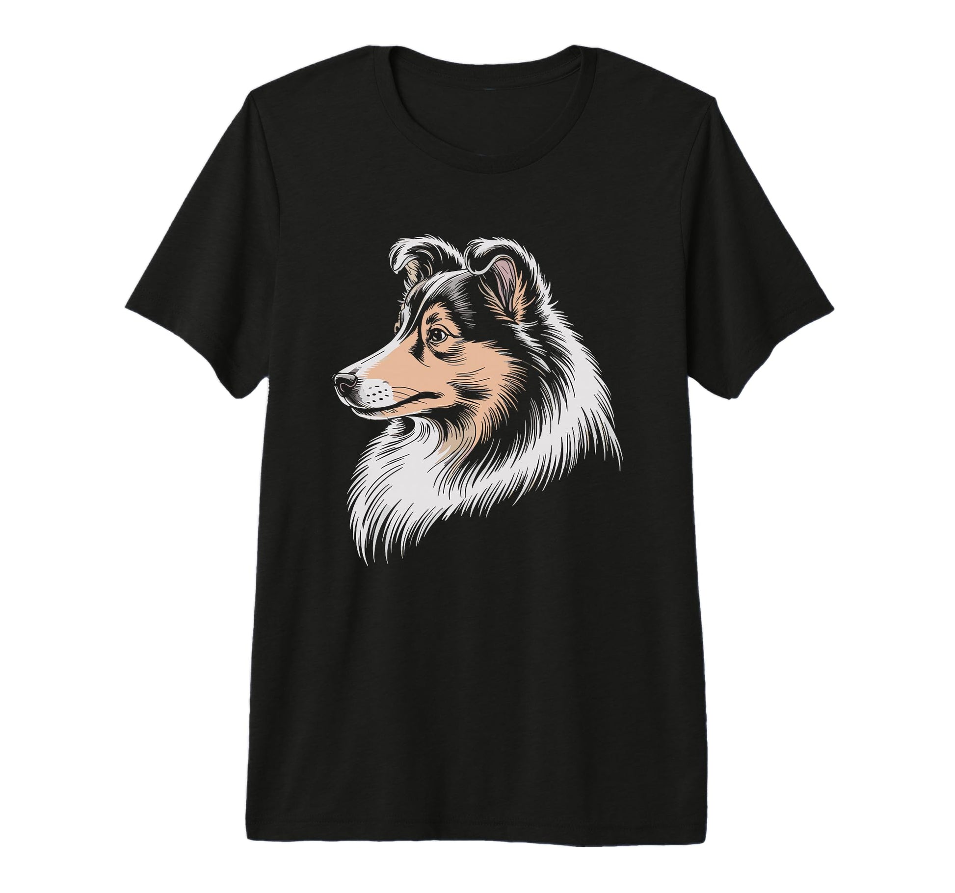 Mom Dad Shetland Sheepdog Dog Owner T-Shirt - Novelty Apparel for Adults - T-Shirt, Sweatshirt, Hoodie