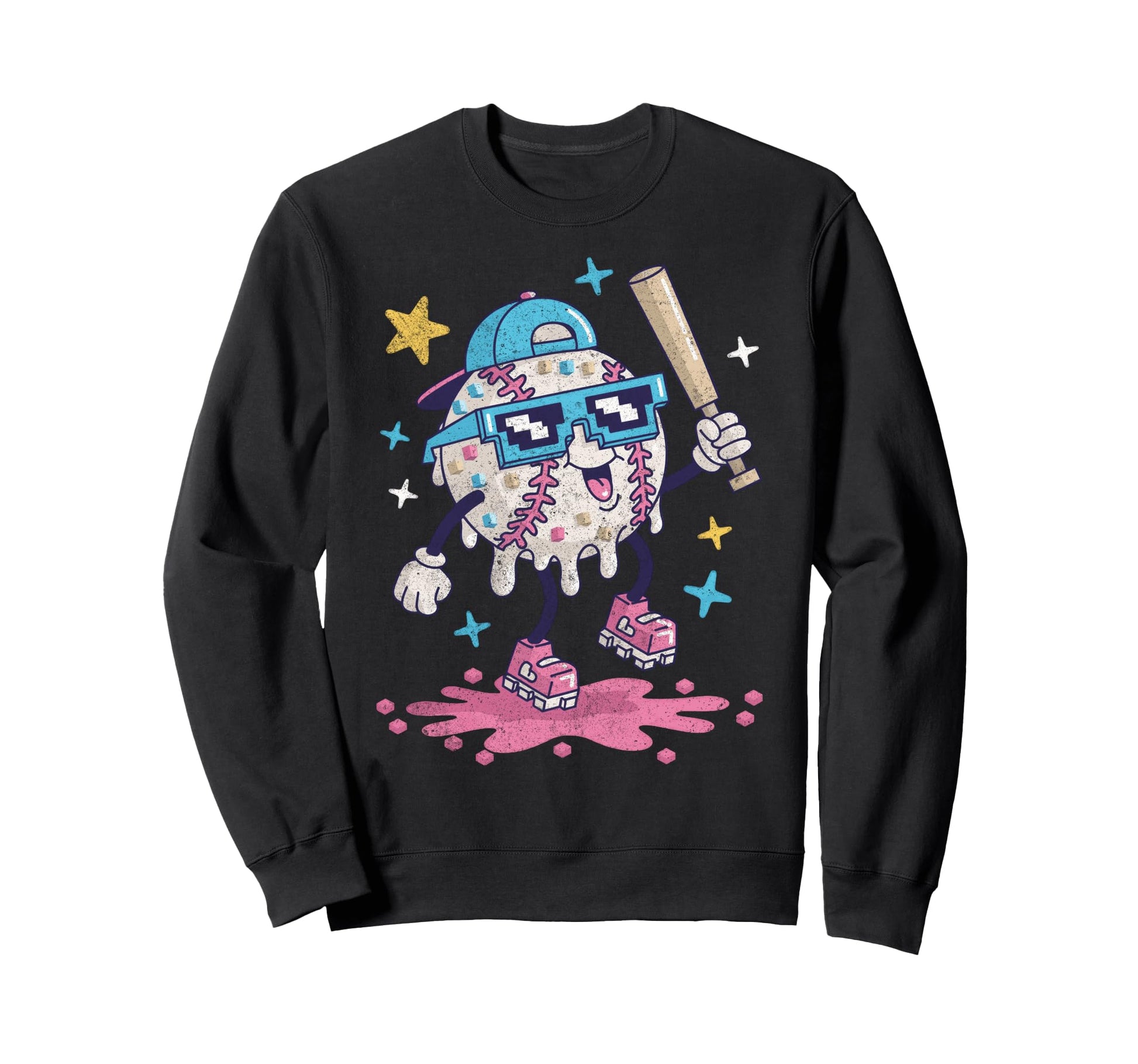 Baseball Drip Gamer Gifts T-Shirt - Fun Novelty Design Unisex - T-Shirt, Sweatshirt, Hoodie
