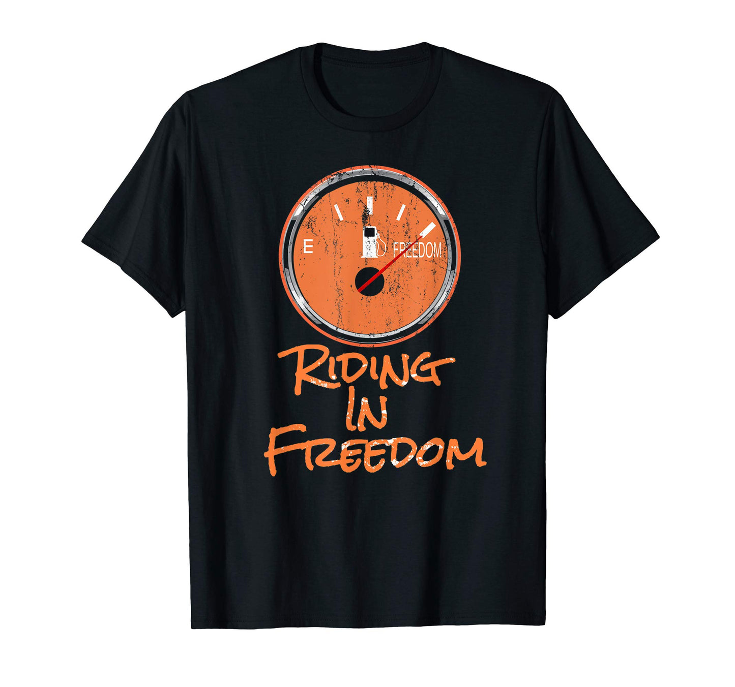 Freedom Motorcycle Bike Riding Dad T-Shirt - Custom Art Print for Adults - T-Shirt, Sweatshirt, Hoodie