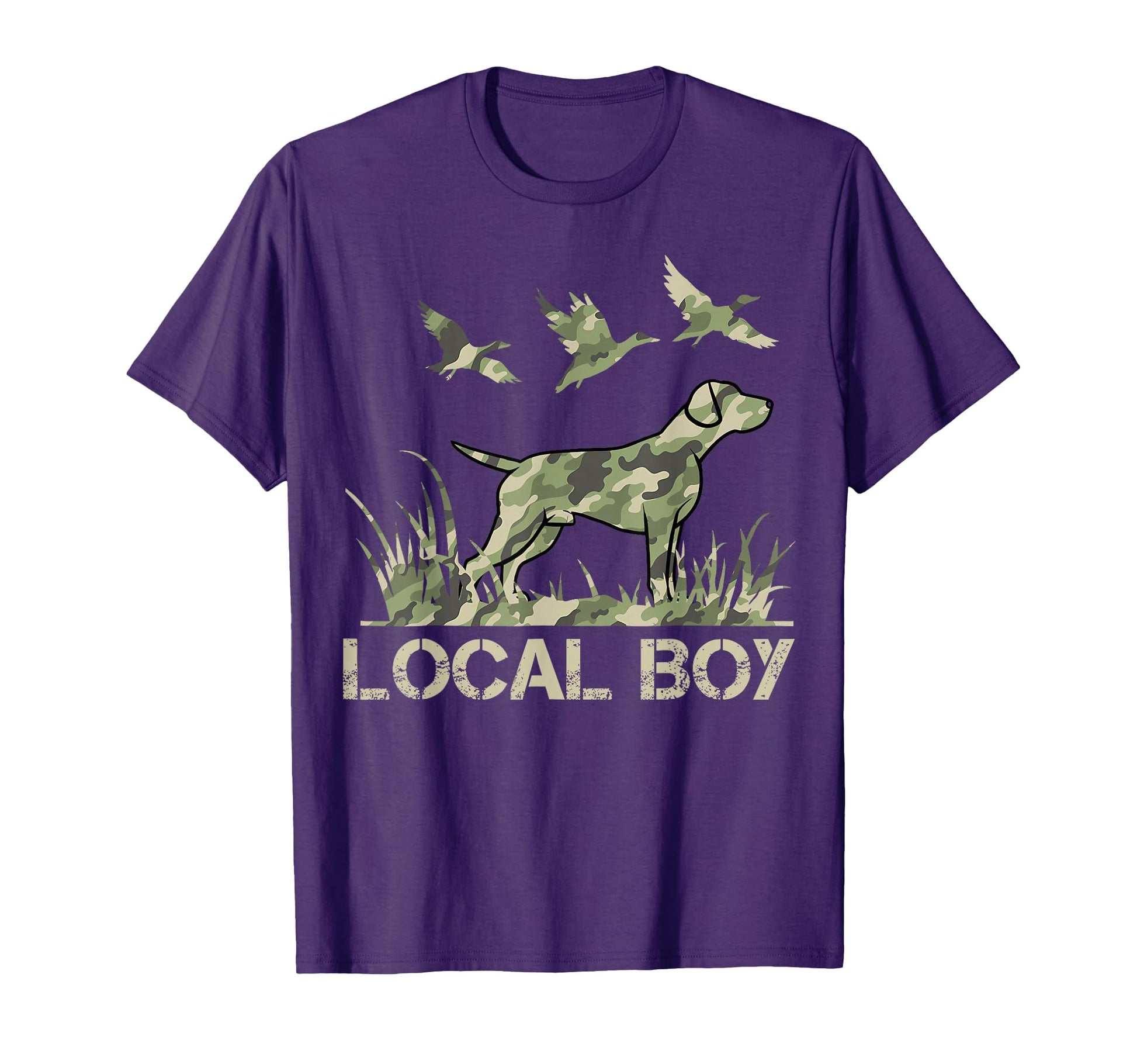 Southern Camouflage Hunting Dog Camo Duck T-Shirt - Novelty Apparel Unisex - T-Shirt, Sweatshirt, Hoodie