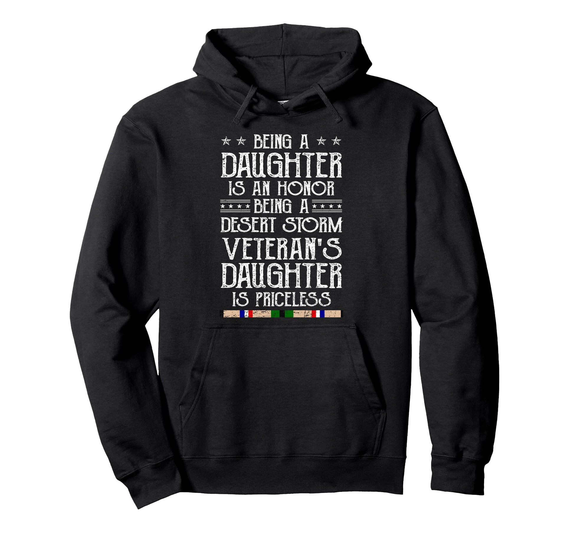 Proud Desert Storm Veteran Daughter Gulf Hoodie - Trendy Graphic Unisex - T-Shirt, Sweatshirt, Hoodie