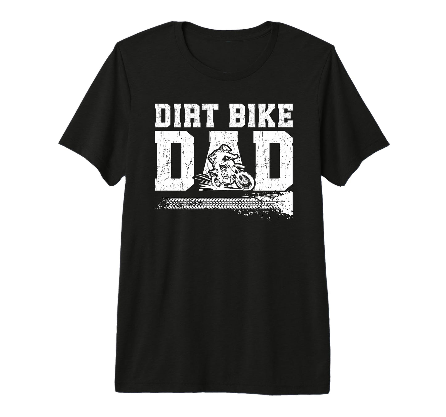 Mens Dirt Bike Dad Dirt Biker Dad T-Shirt - Custom Art Print for Adults - T-Shirt, Sweatshirt, Hoodie