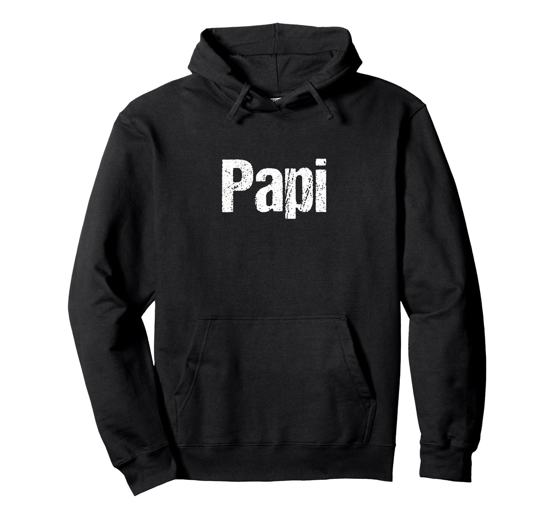 Fun Dad Gift Papi Hooded Hispanic Sweatshirt - Minimalist Print Unisex - T-Shirt, Sweatshirt, Hoodie